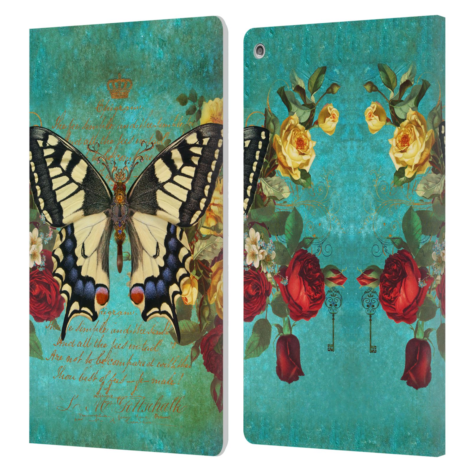 OFFICIAL JENA DELLAGROTTAGLIA INSECTS LEATHER BOOK WALLET CASE FOR AMAZON FIRE - 第 10/12 張圖片