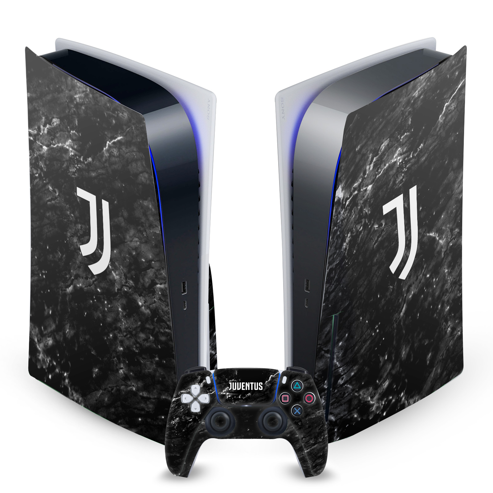 OFFICIAL JUVENTUS FOOTBALL CLUB ART VINYL SKIN FOR SONY PS5 DISC EDITION BUNDLE