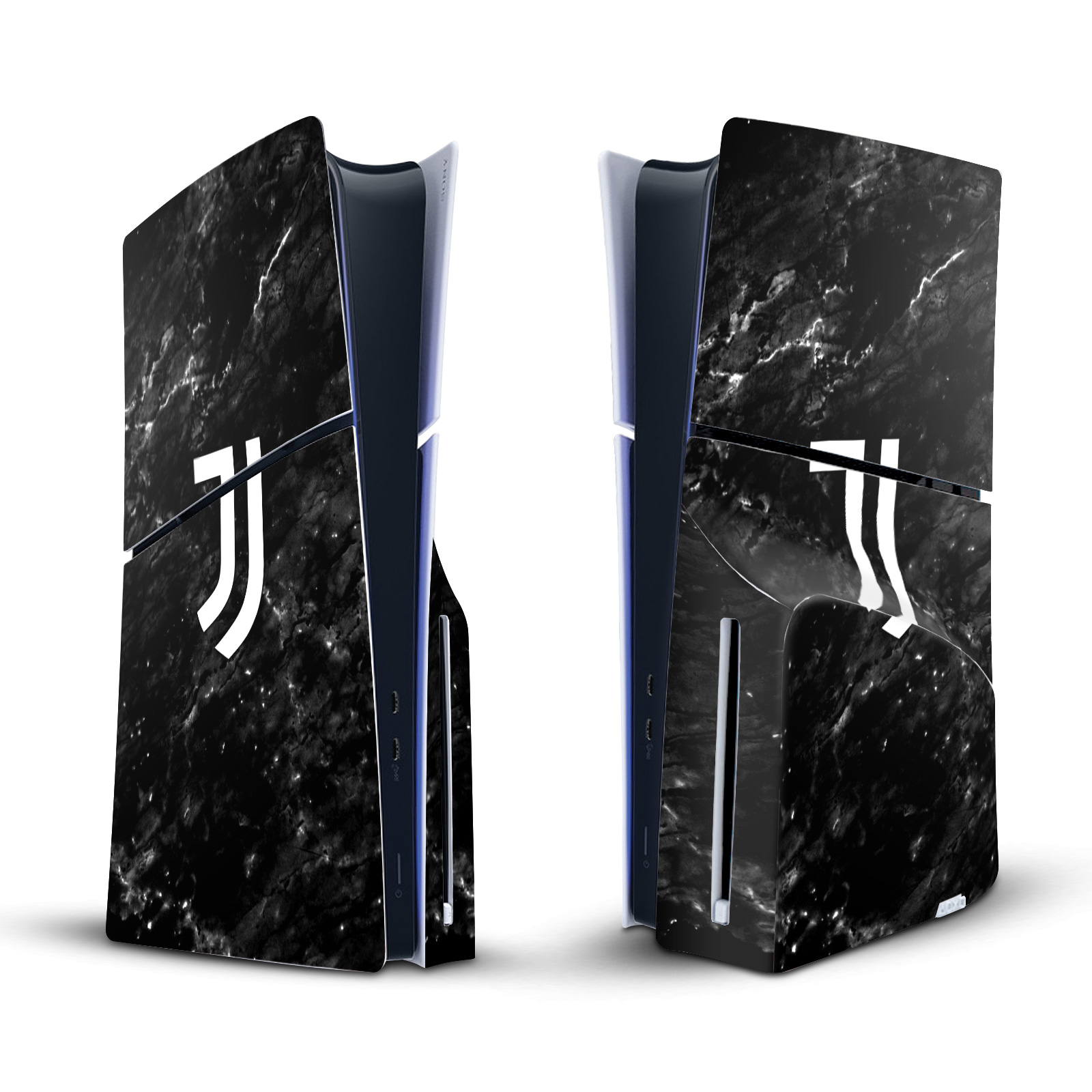 JUVENTUS FC ART VINYL SKIN FOR SONY PLAYSTATION 5 PS5 SLIM DISC EDITION CONSOLE