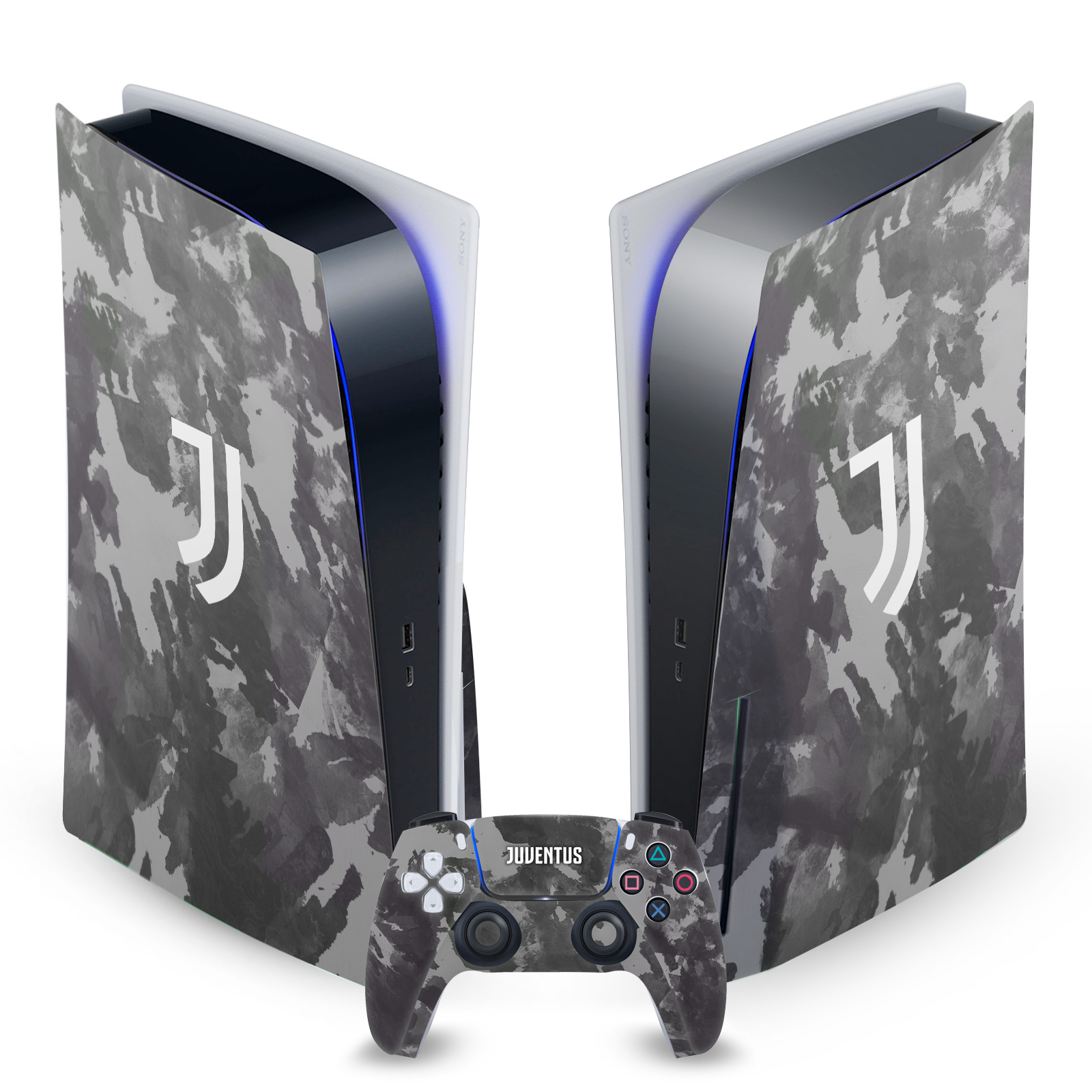 OFFICIAL JUVENTUS FOOTBALL CLUB ART VINYL SKIN FOR SONY PS5 DISC EDITION BUNDLE