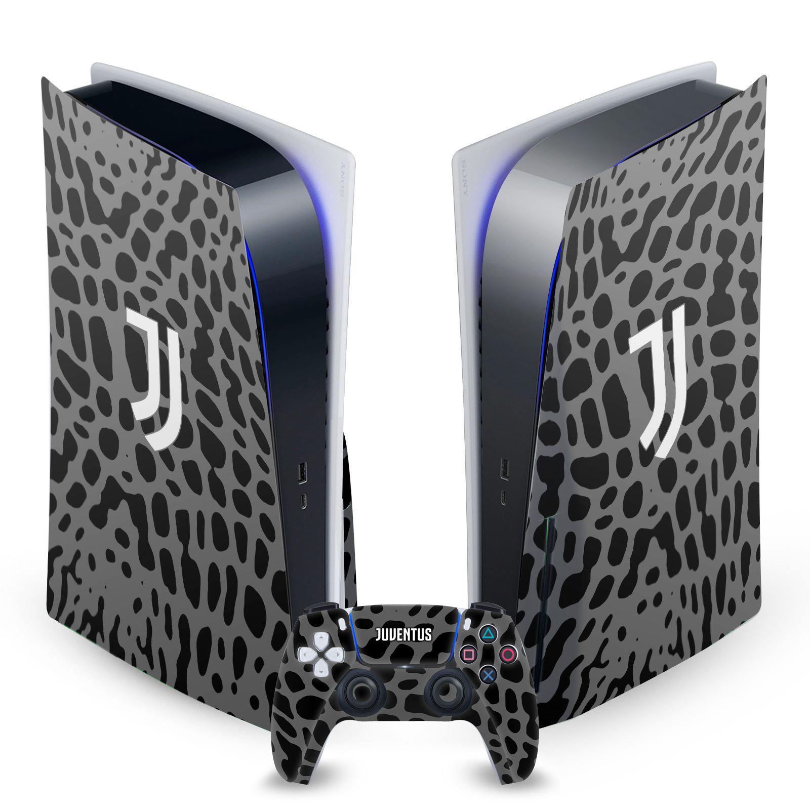 OFFICIAL JUVENTUS FOOTBALL CLUB ART VINYL SKIN FOR SONY PS5 DISC EDITION BUNDLE