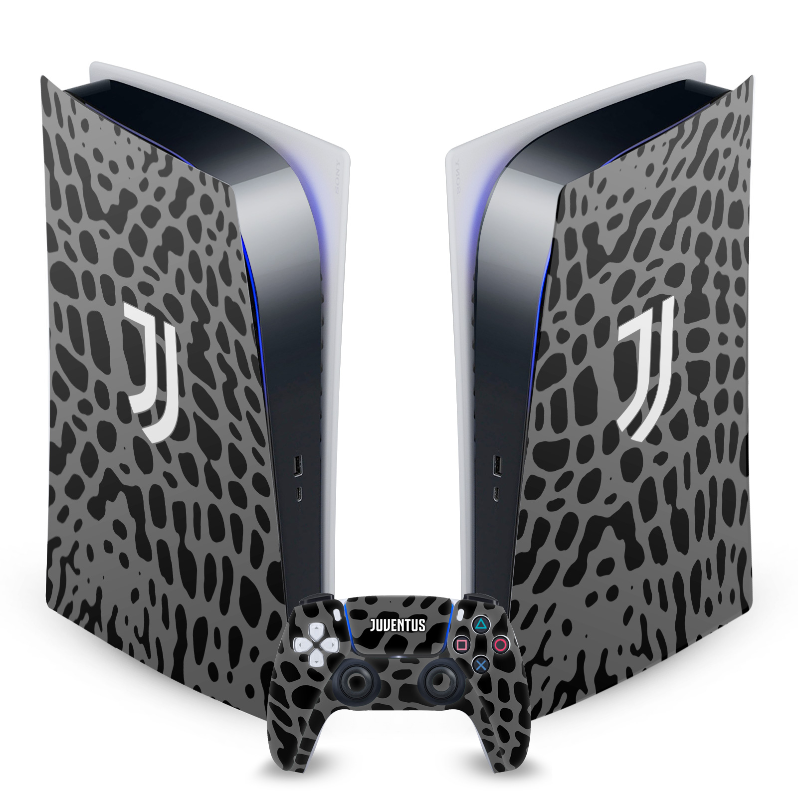 JUVENTUS FOOTBALL CLUB ART VINYL SKIN DECAL FOR SONY PS5 DIGITAL EDITION BUNDLE