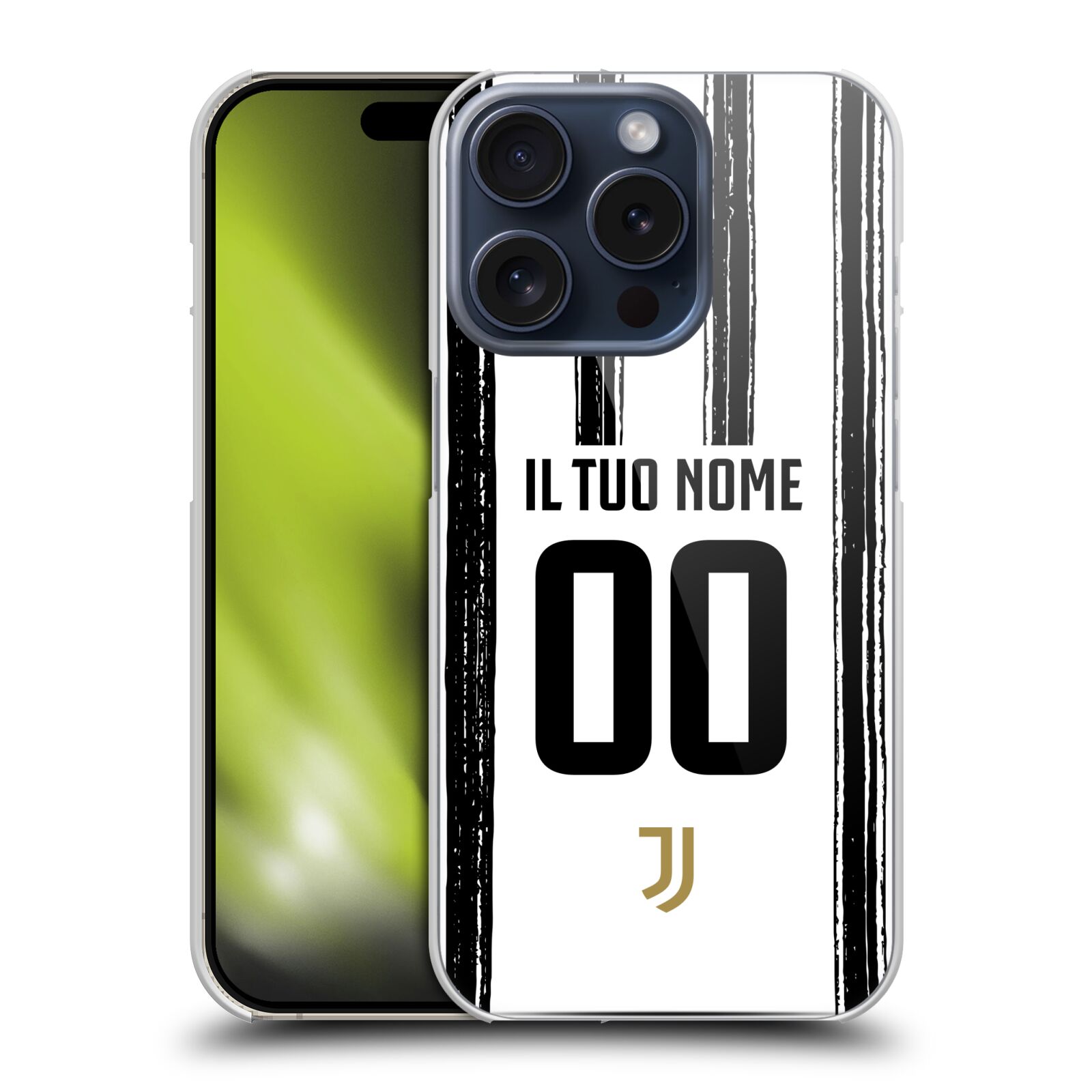 CUSTOM PERSONALIZED JUVENTUS FC 2020/21 RACE KIT CASE FOR APPLE iPHONE PHONES