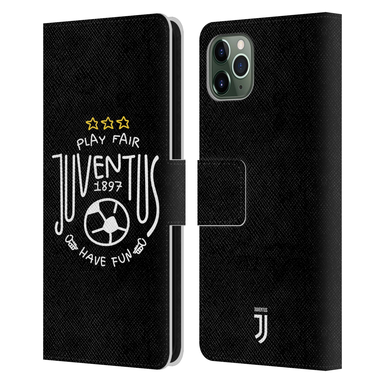OFFICIAL JUVENTUS FOOTBALL CLUB KIDS LEATHER BOOK CASE FOR APPLE iPHONE PHONES - Picture 10 of 12