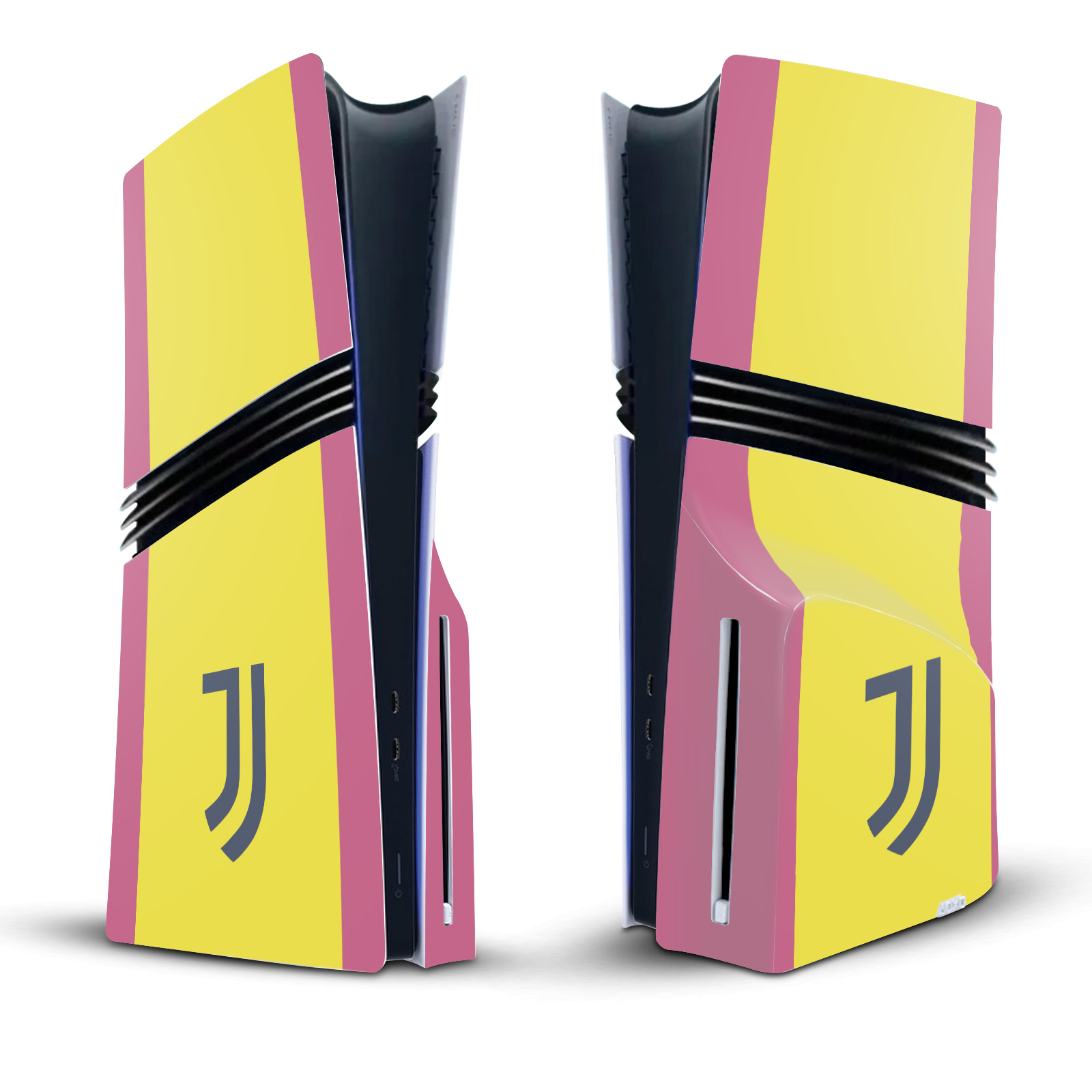 JUVENTUS FC 2024/25 KIT VINYL SKIN FOR SONY PS5 PRO DISC EDITION CONSOLE
