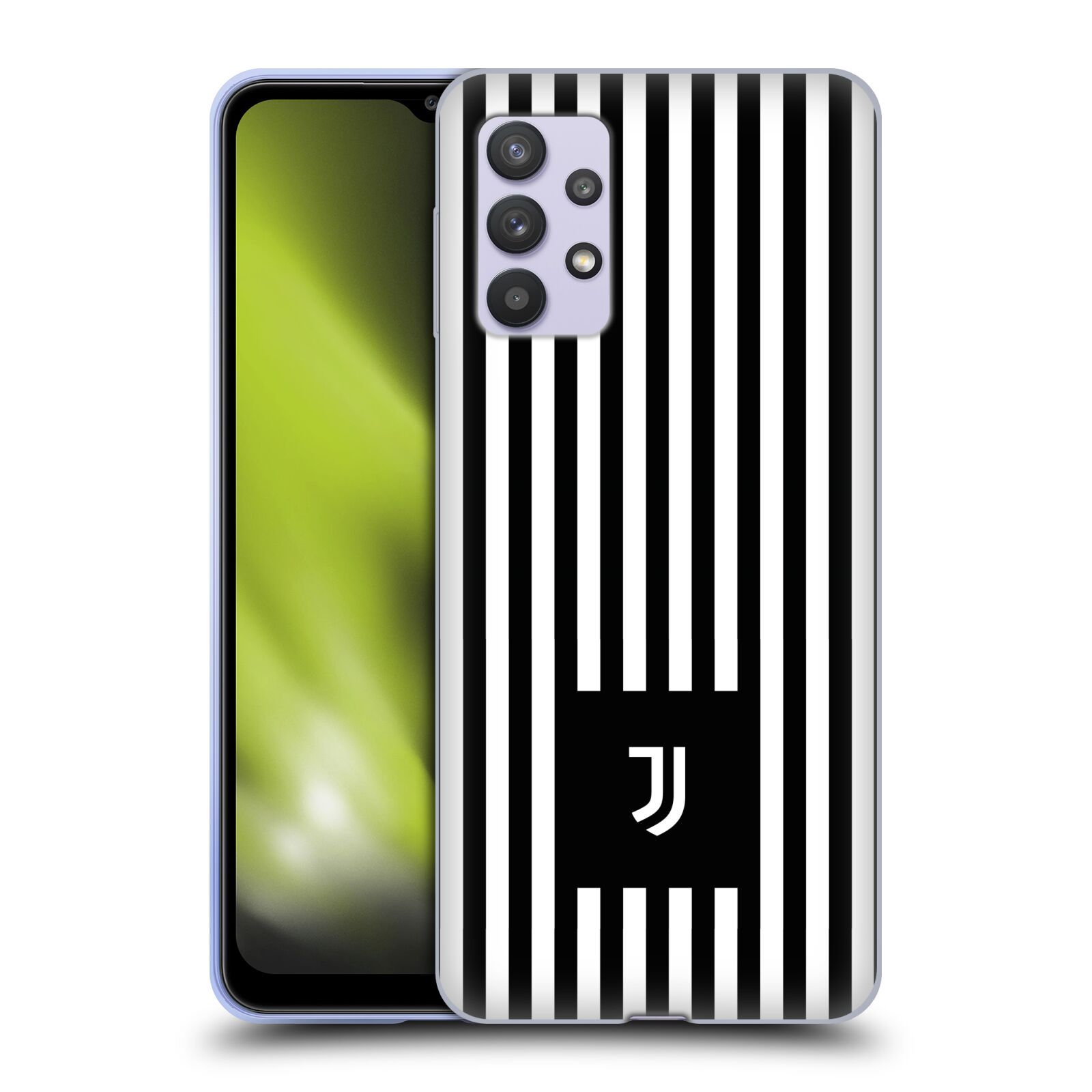 Silikonové pouzdro na mobil Samsung Galaxy A32 5G - Head Case - Juventus FC - Nové logo - Pruhy (Silikonový kryt, obal, pouzdro na mobilní telefon s motivem Juventus FC - Nové logo - Pruhy pro Samsung Galaxy A32 5G)