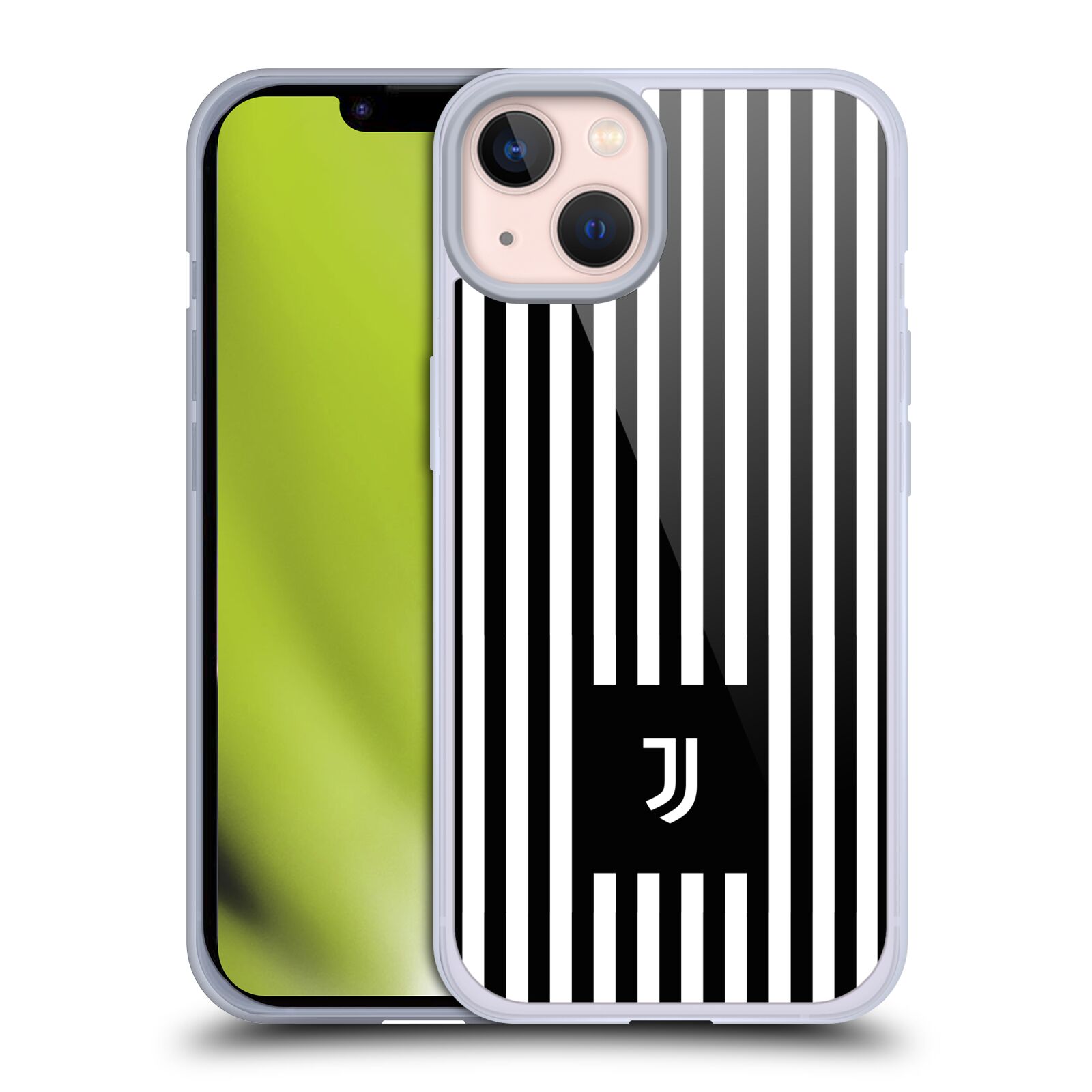 Silikonové pouzdro na mobil Apple iPhone 13 - Head Case - Juventus FC - Nové logo - Pruhy (Silikonový kryt, obal, pouzdro na mobilní telefon s motivem Juventus FC - Nové logo - Pruhy pro Apple iPhone 13)