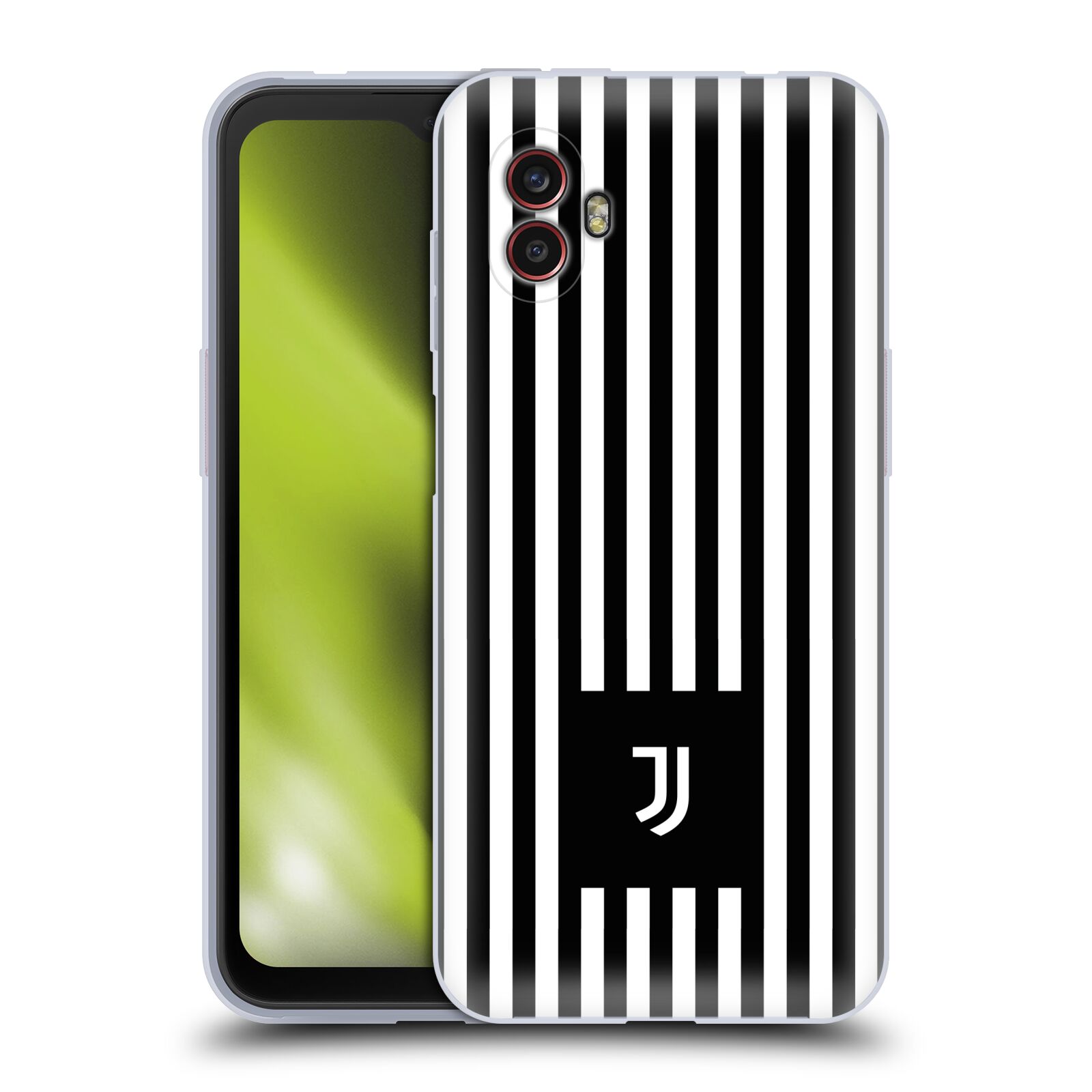 Silikonové pouzdro - Samsung Galaxy Xcover 6 Pro - Head Case - Juventus FC - Nové logo - Pruhy (Silikonový kryt, obal, pouzdro na mobilní telefon s motivem Juventus FC - Nové logo - Pruhy pro Samsung Galaxy Xcover 6 Pro)