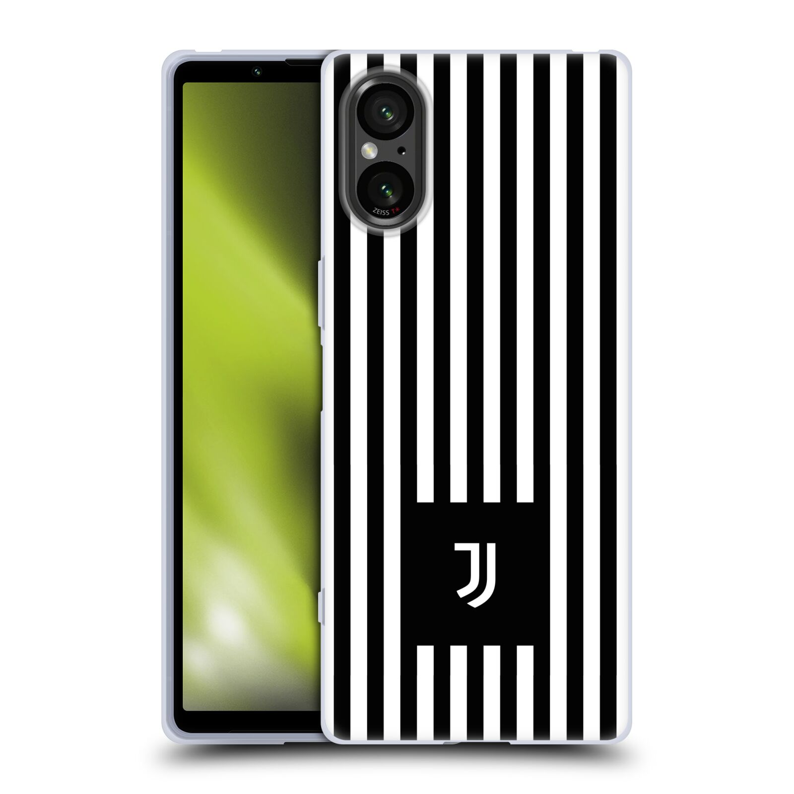 Silikonové pouzdro - Sony Xperia 5 V - Head Case - Juventus FC - Nové logo - Pruhy (Silikonový kryt, obal, pouzdro na mobilní telefon s motivem Juventus FC - Nové logo - Pruhy pro Sony Xperia 5 V)