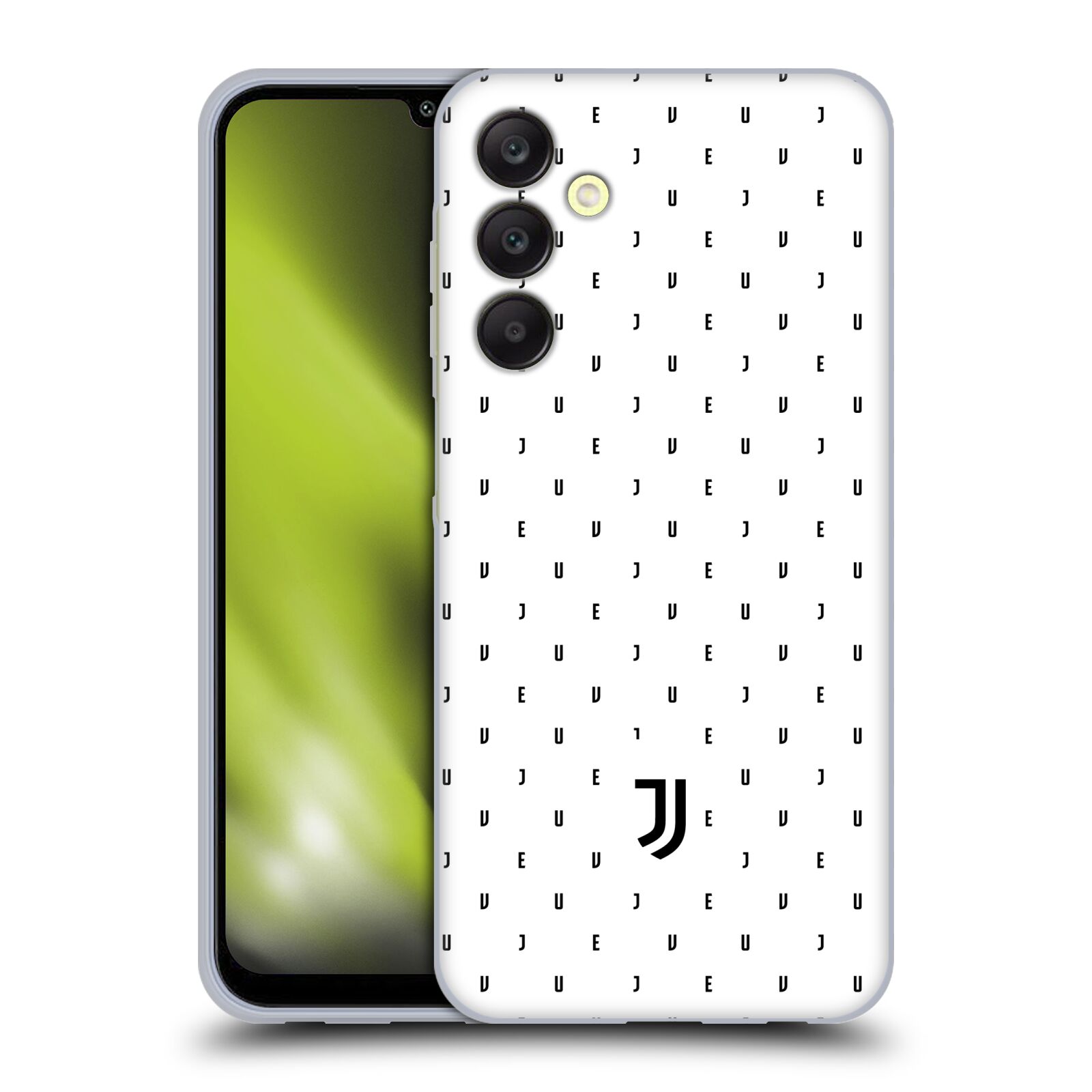 Silikonové pouzdro na mobil Samsung Galaxy A25 5G - Head Case - Juventus FC - Nové logo - Decentní (Silikonový kryt, obal, pouzdro na mobilní telefon s motivem Juventus FC - Nové logo - Decentní pro Samsung Galaxy A25 5G)