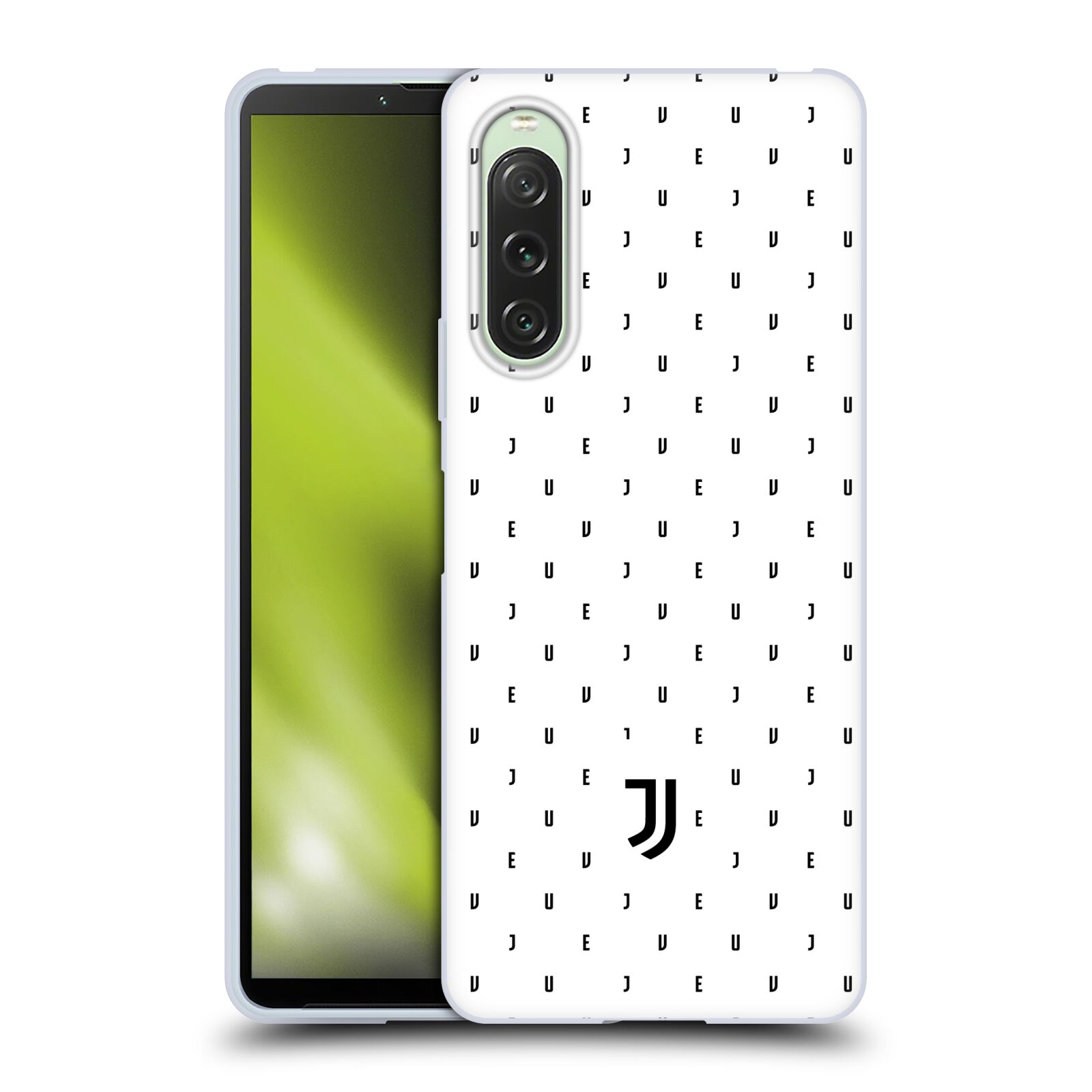 Silikonové pouzdro - Sony Xperia 10 V - Head Case - Juventus FC - Nové logo - Decentní (Silikonový kryt, obal, pouzdro na mobilní telefon s motivem Juventus FC - Nové logo - Decentní pro Sony Xperia 10 V)