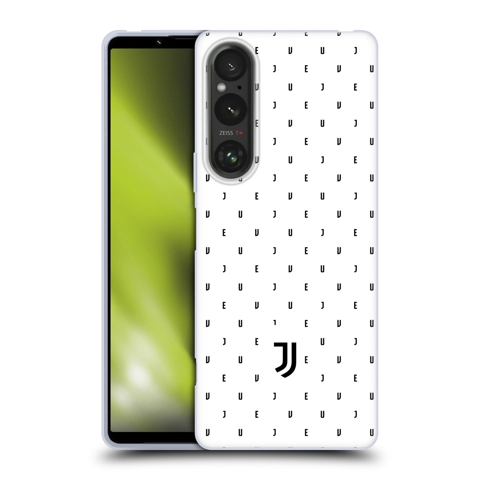 Silikonové pouzdro - Sony Xperia 1 V - Head Case - Juventus FC - Nové logo - Decentní (Silikonový kryt, obal, pouzdro na mobilní telefon s motivem Juventus FC - Nové logo - Decentní pro Sony Xperia 1 V)