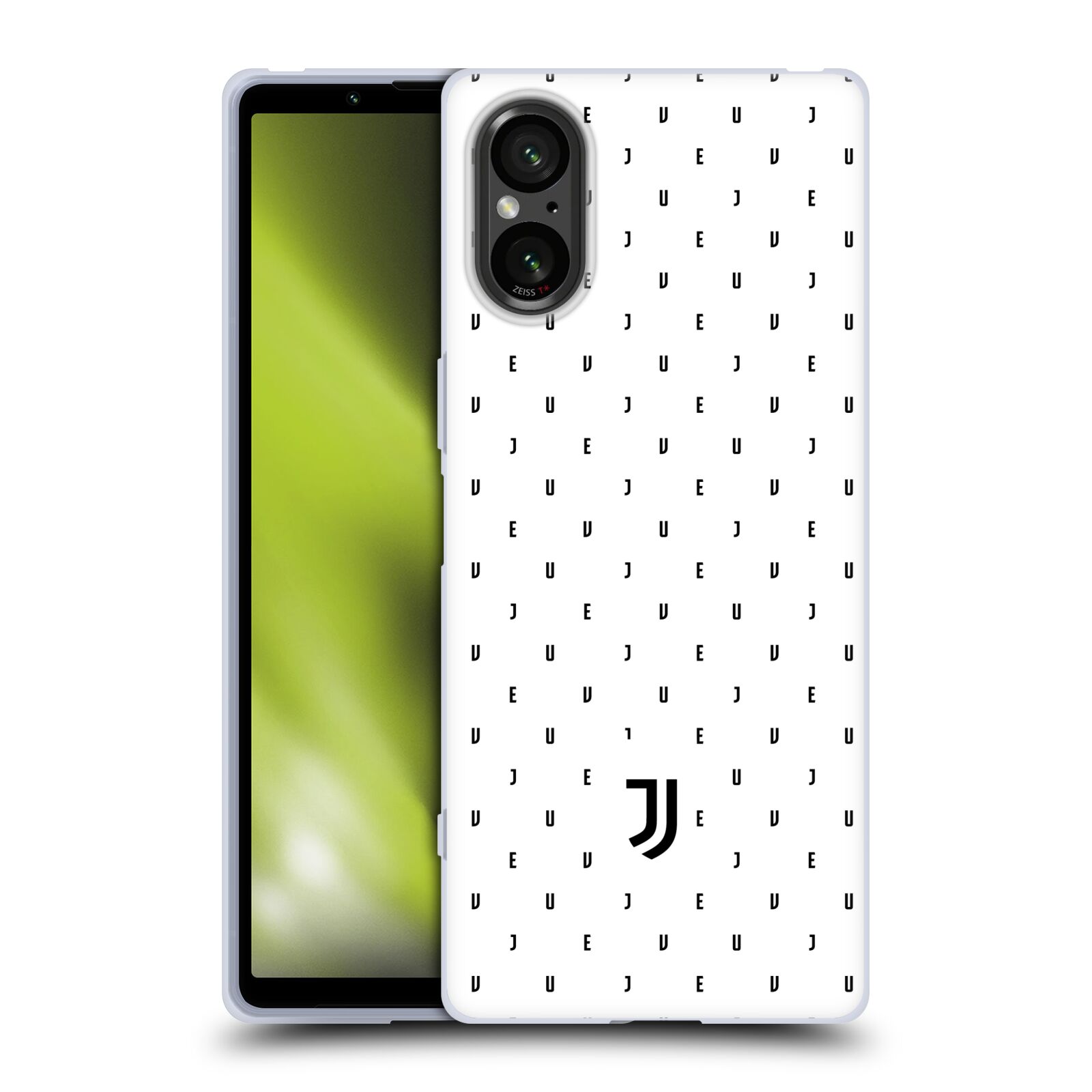 Silikonové pouzdro - Sony Xperia 5 V - Head Case - Juventus FC - Nové logo - Decentní (Silikonový kryt, obal, pouzdro na mobilní telefon s motivem Juventus FC - Nové logo - Decentní pro Sony Xperia 5 V)