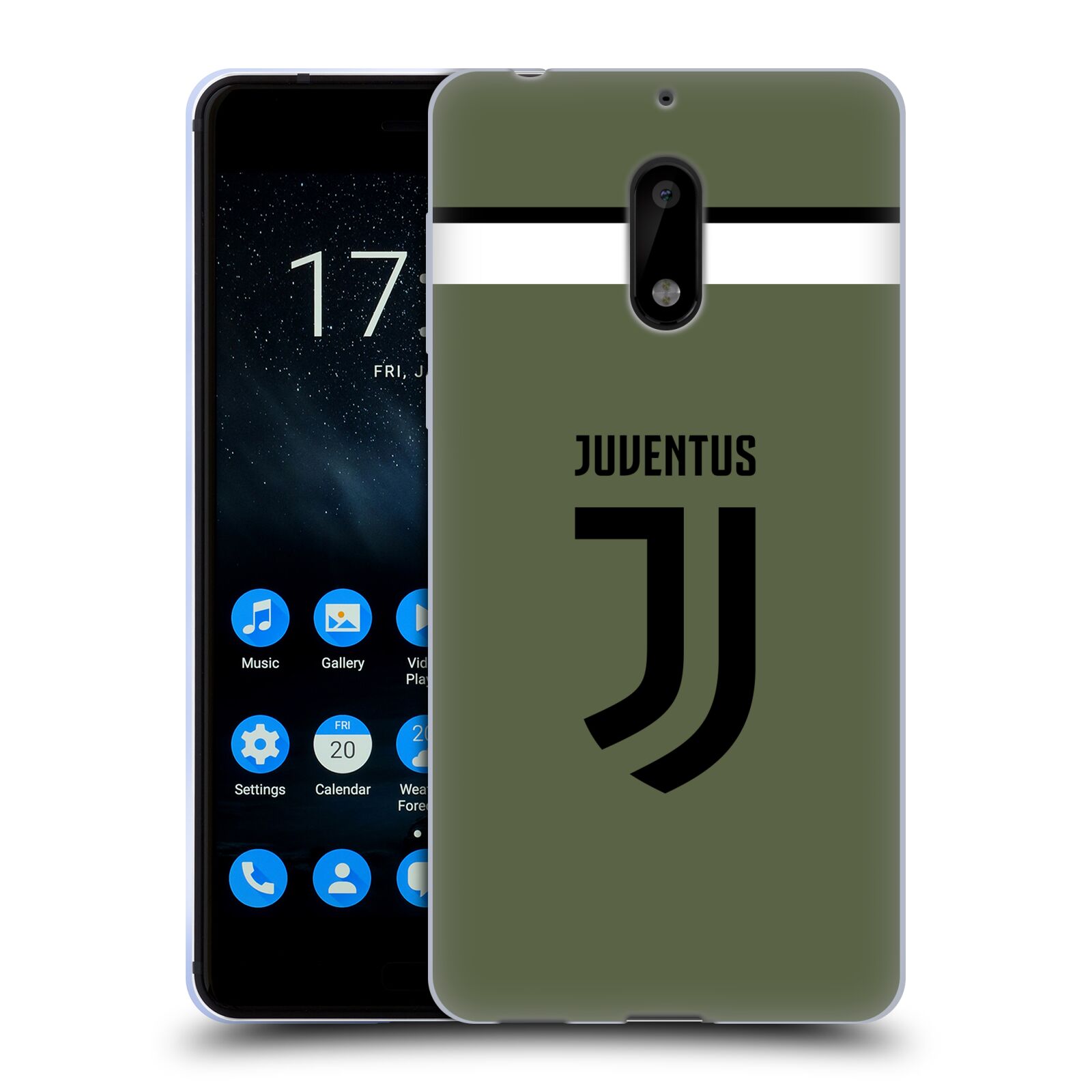 OFFICIAL JUVENTUS FOOTBALL CLUB 2017/18 RACE KIT GEL CASE FOR NOKIA PHONES 1