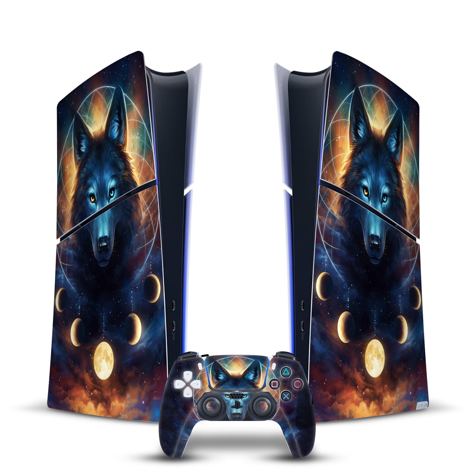 JONAS "JOJOESART" JÖDICKE ART MIX VINYL SKIN FOR PS5 SLIM DIGITAL EDITION BUNDLE