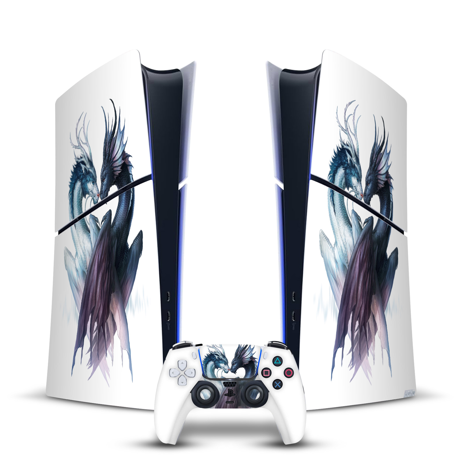 JONAS "JOJOESART" JÖDICKE ART MIX VINYL SKIN FOR PS5 SLIM DIGITAL EDITION BUNDLE