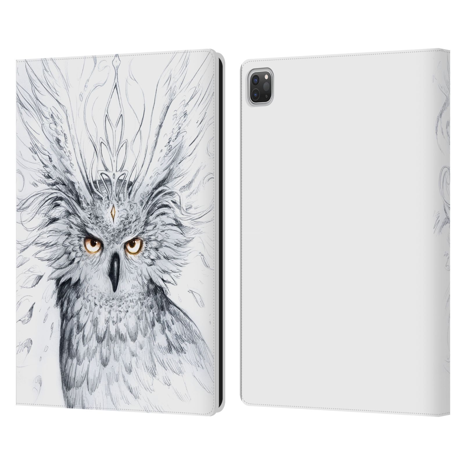 JONAS "JOJOESART" JÖDICKE WILDLIFE LEATHER BOOK WALLET CASE FOR APPLE iPAD - Picture 16 of 19