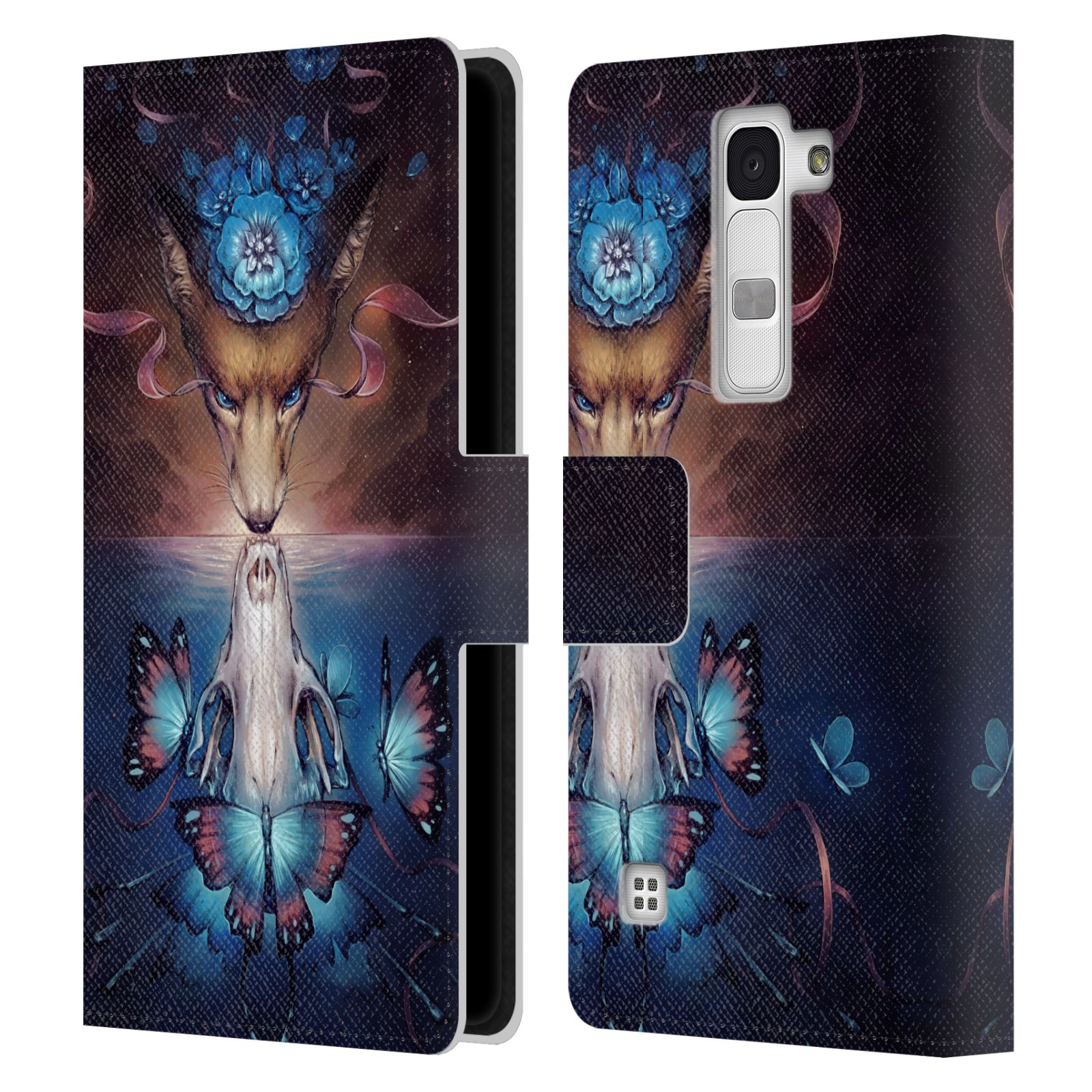 OFFICIAL JONAS "JOJOESART" JÖDICKE WILDLIFE 2 LEATHER BOOK CASE FOR LG PHONES 2 - Picture 8 of 19