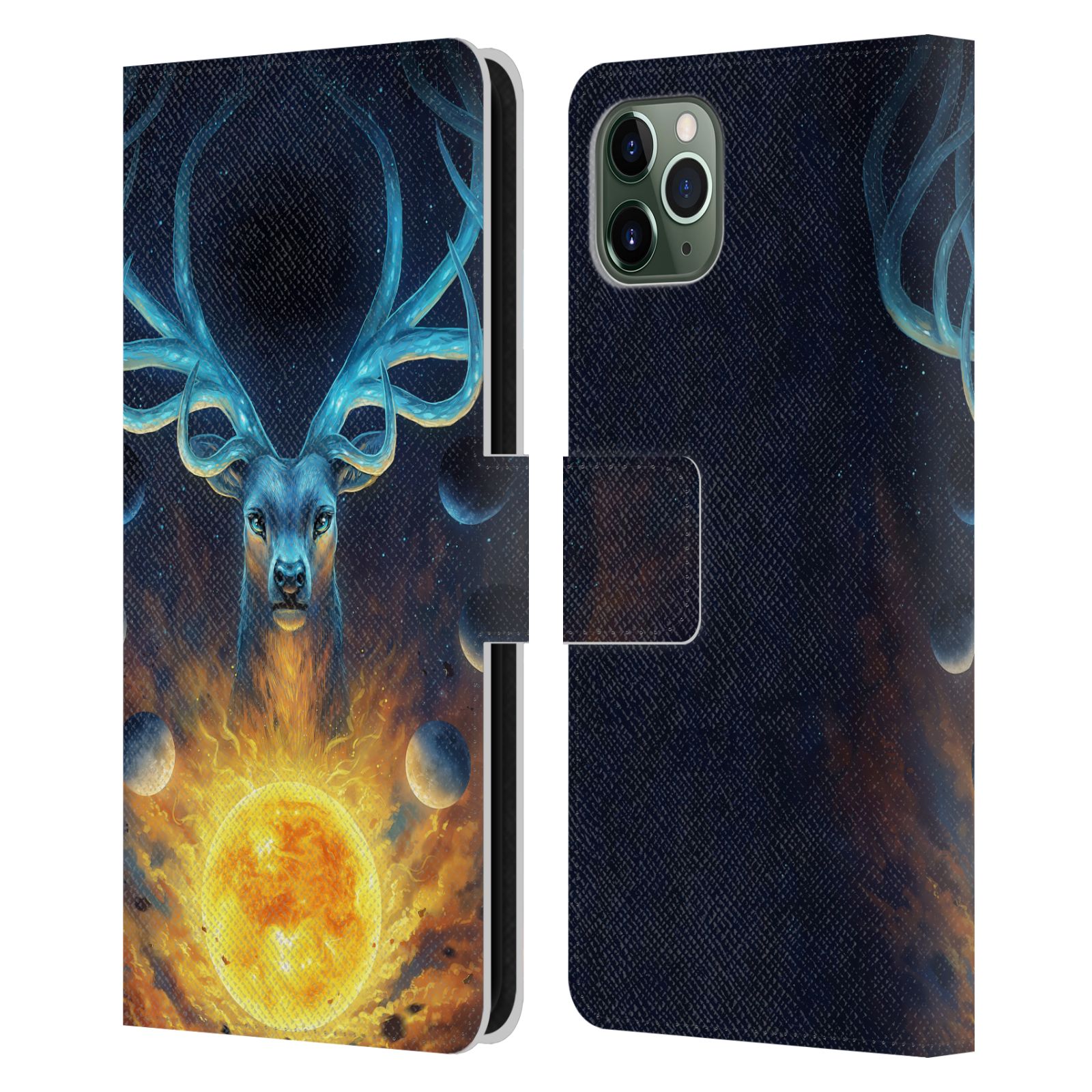 JONAS "JOJOESART" JÖDICKE WILDLIFE 2 LEATHER BOOK CASE FOR APPLE iPHONE PHONES - Picture 9 of 16