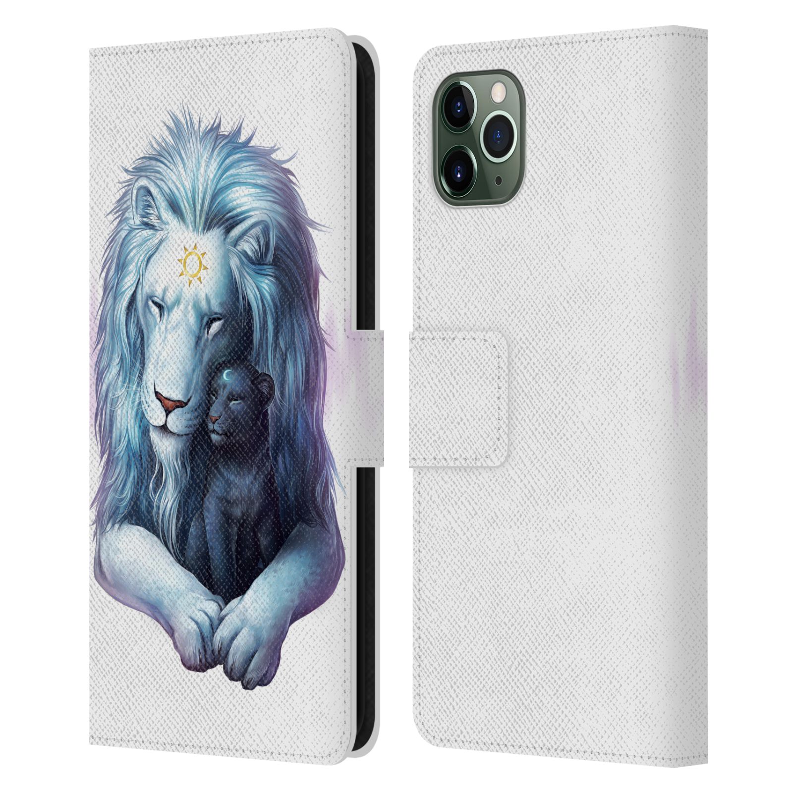 JONAS "JOJOESART" JÖDICKE WILDLIFE 2 LEATHER BOOK CASE FOR APPLE iPHONE PHONES - Picture 10 of 16