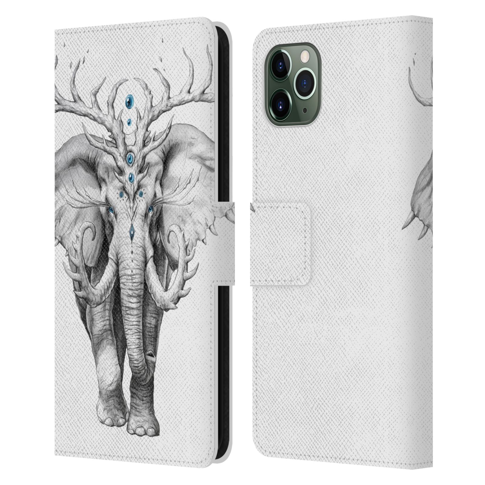 JONAS "JOJOESART" JÖDICKE WILDLIFE 2 LEATHER BOOK CASE FOR APPLE iPHONE PHONES - Picture 12 of 16