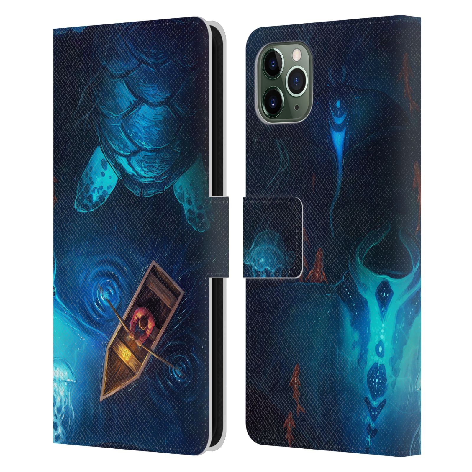 JONAS "JOJOESART" JÖDICKE WILDLIFE 2 LEATHER BOOK CASE FOR APPLE iPHONE PHONES - Picture 16 of 16