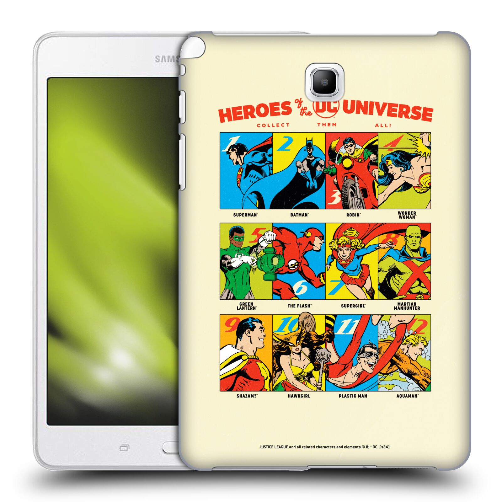 OFFICIAL JUSTICE LEAGUE DC COMICS 90TH ANNIVERSARY CASE FOR SAMSUNG TABLETS 1 - Picture 8 of 12