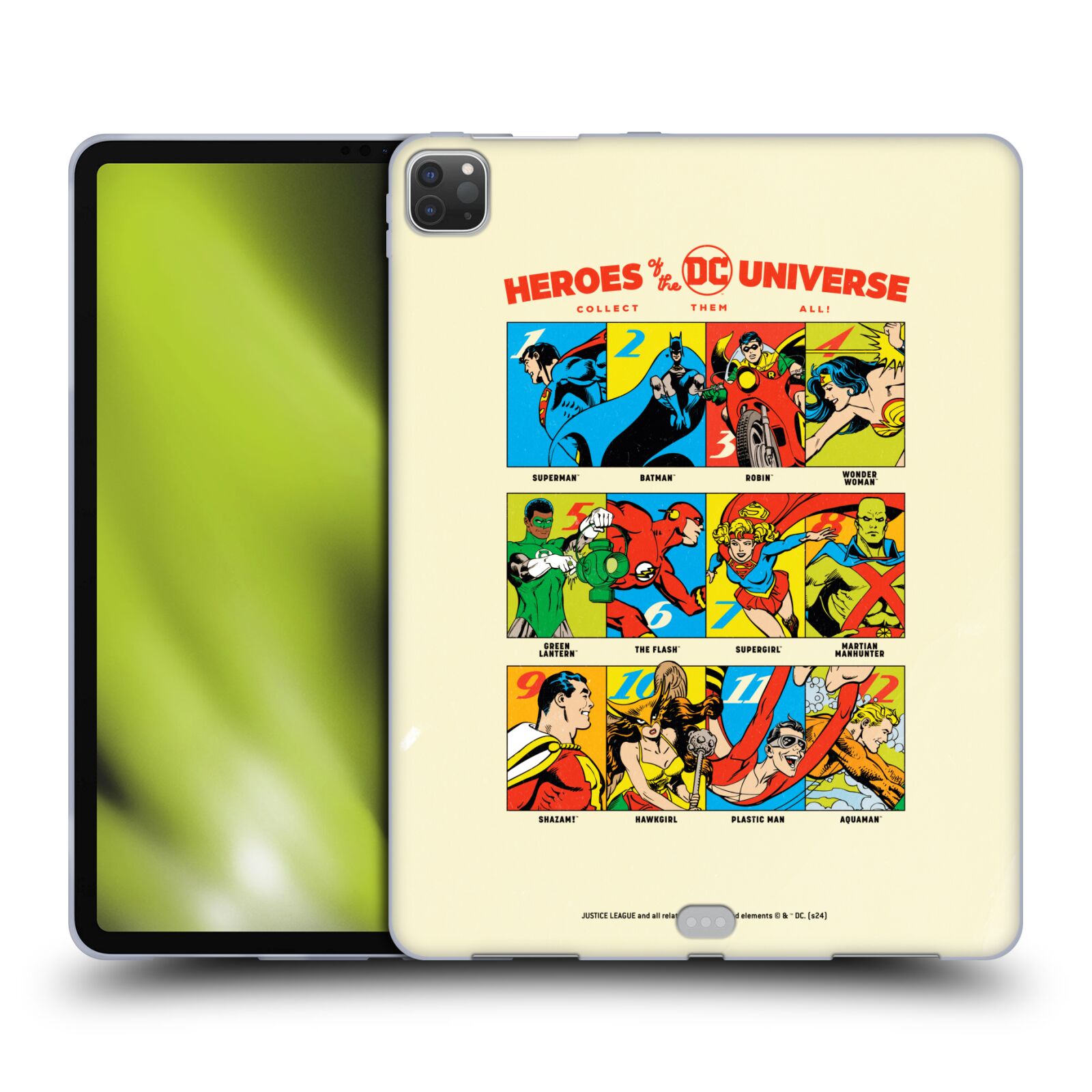 JUSTICE LEAGUE DC COMICS 90TH ANNIVERSARY SOFT GEL CASE FOR APPLE SAMSUNG KINDLE - Picture 8 of 12