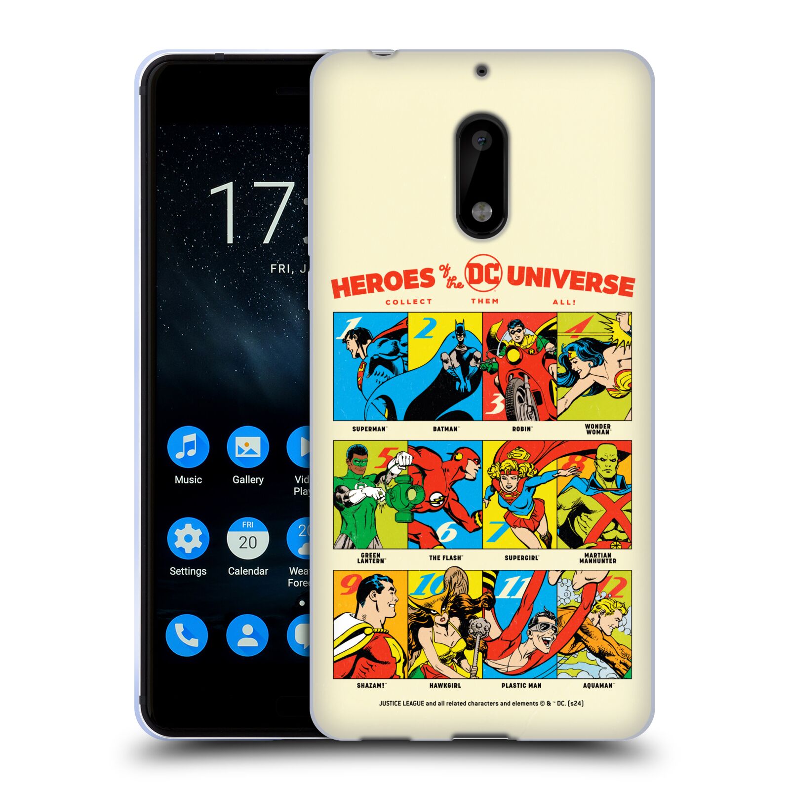 OFFICIAL JUSTICE LEAGUE DC COMICS 90TH ANNIVERSARY GEL CASE FOR NOKIA PHONES 1 - 第 8/12 張圖片