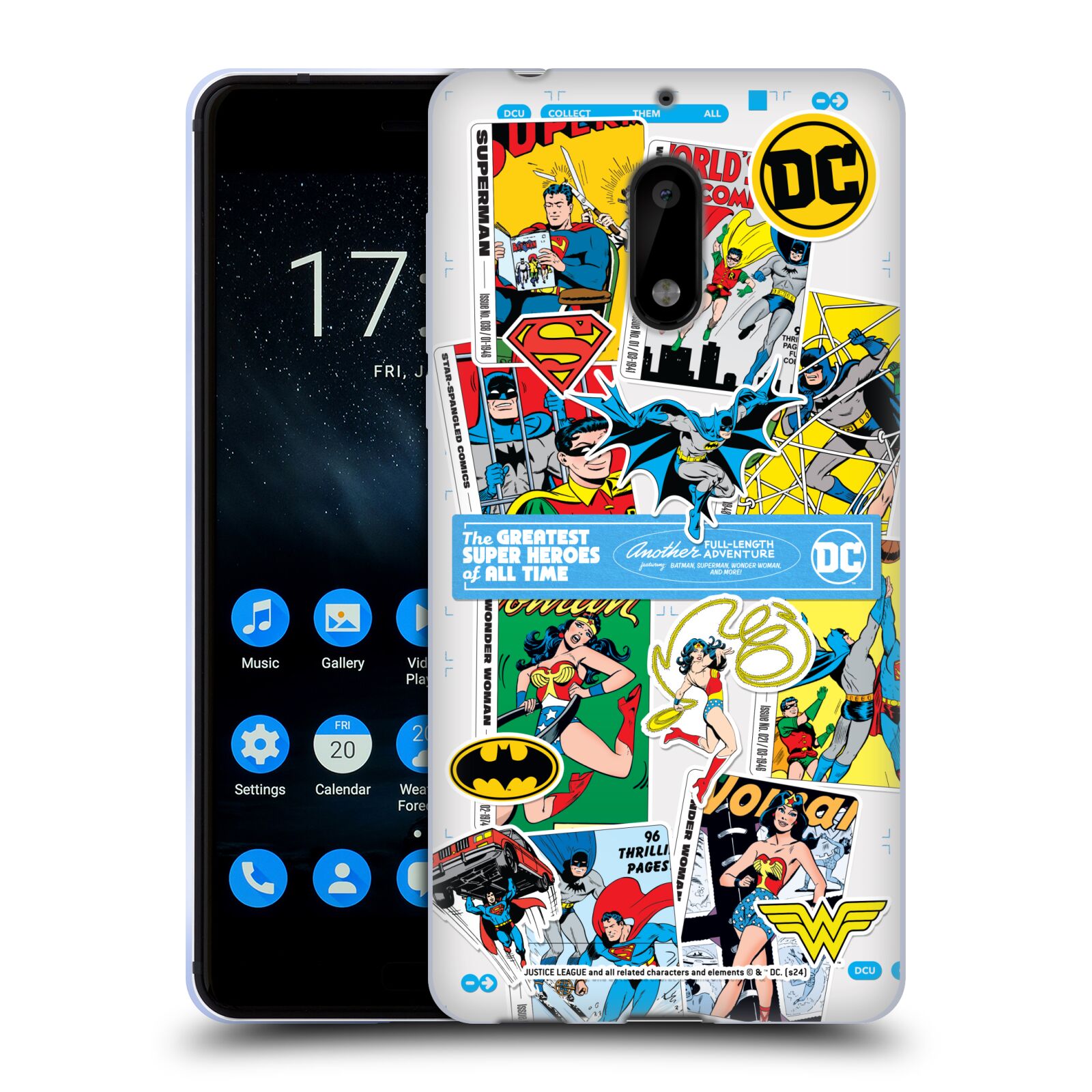 OFFICIAL JUSTICE LEAGUE DC COMICS 90TH ANNIVERSARY GEL CASE FOR NOKIA PHONES 1 - 第 10/12 張圖片