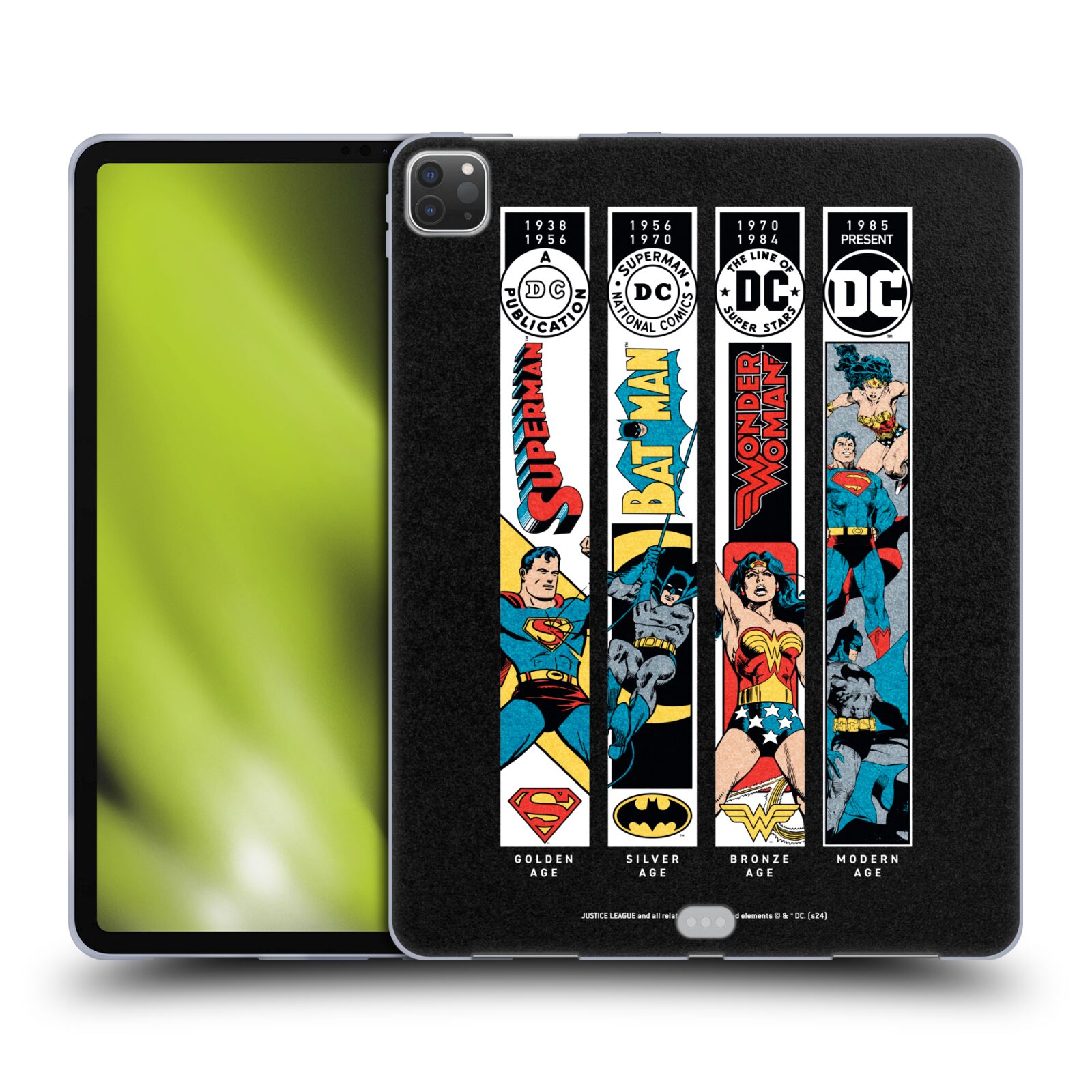 JUSTICE LEAGUE DC COMICS 90TH ANNIVERSARY SOFT GEL CASE FOR APPLE SAMSUNG KINDLE - Picture 11 of 12