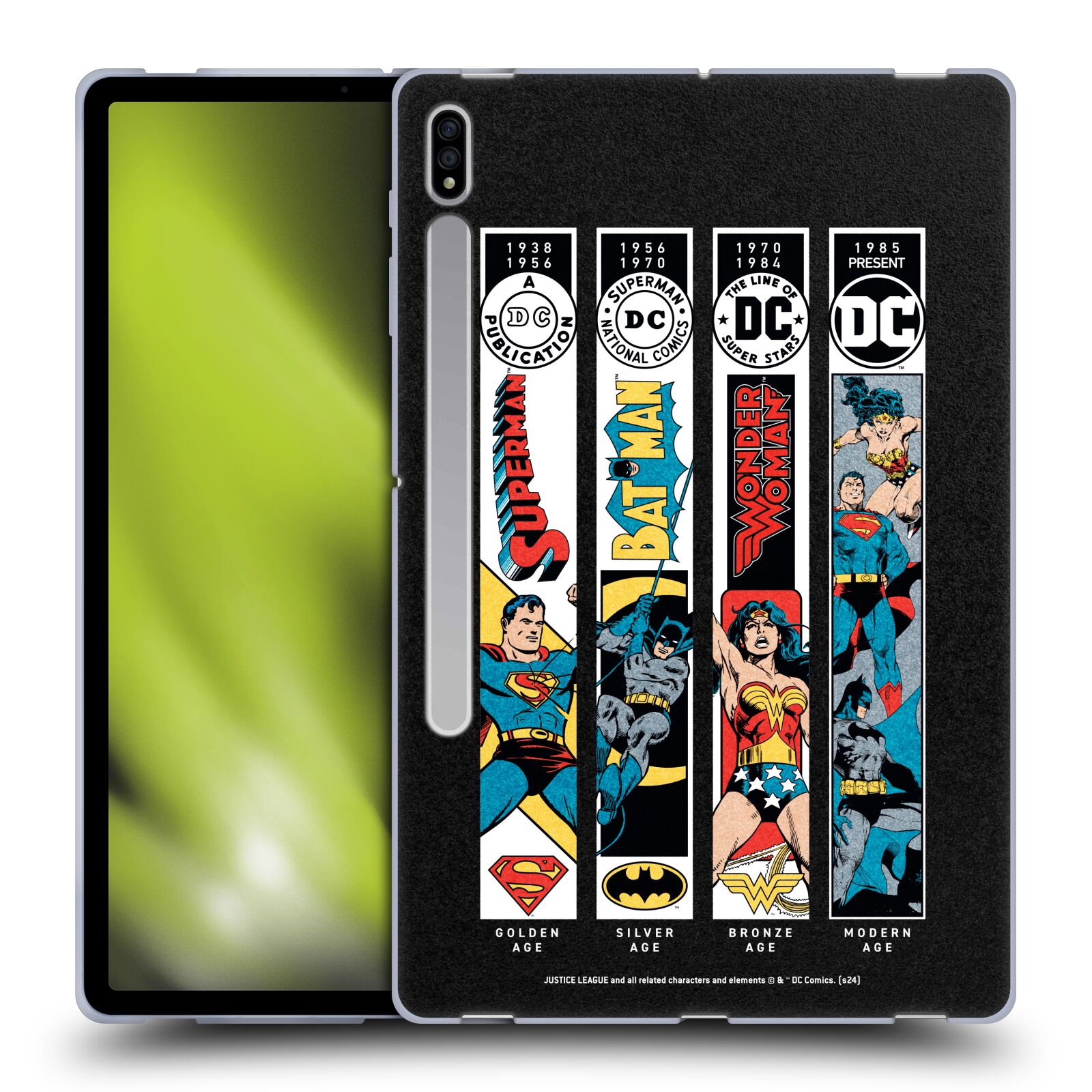 JUSTICE LEAGUE DC COMICS 90TH ANNIVERSARY SOFT GEL CASE FOR SAMSUNG TABLETS 1 - Picture 11 of 12