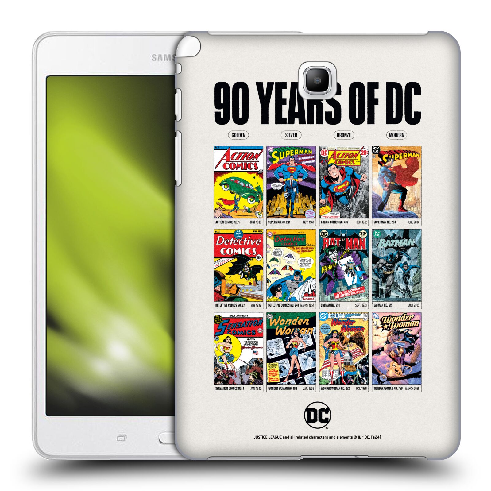 OFFICIAL JUSTICE LEAGUE DC COMICS 90TH ANNIVERSARY CASE FOR SAMSUNG TABLETS 1 - Picture 12 of 12