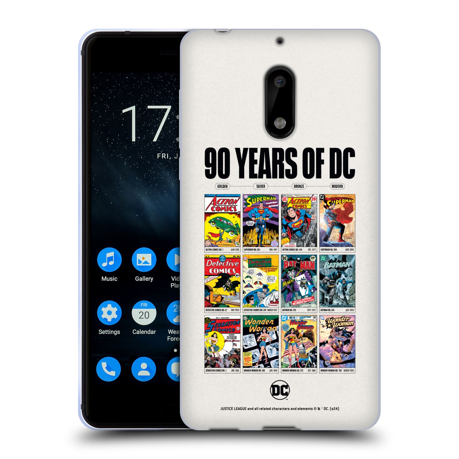 OFFICIAL JUSTICE LEAGUE DC COMICS 90TH ANNIVERSARY GEL CASE FOR NOKIA PHONES 1 - 第 12/12 張圖片