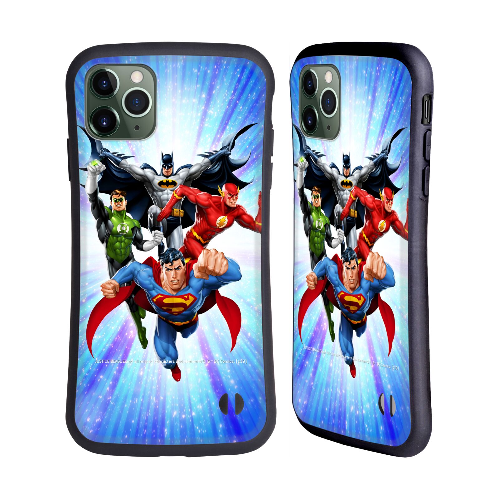 JUSTICE LEAGUE DC COMICS AIRBRUSHED HYBRID CASE FOR APPLE iPHONES PHONES - Picture 8 of 10