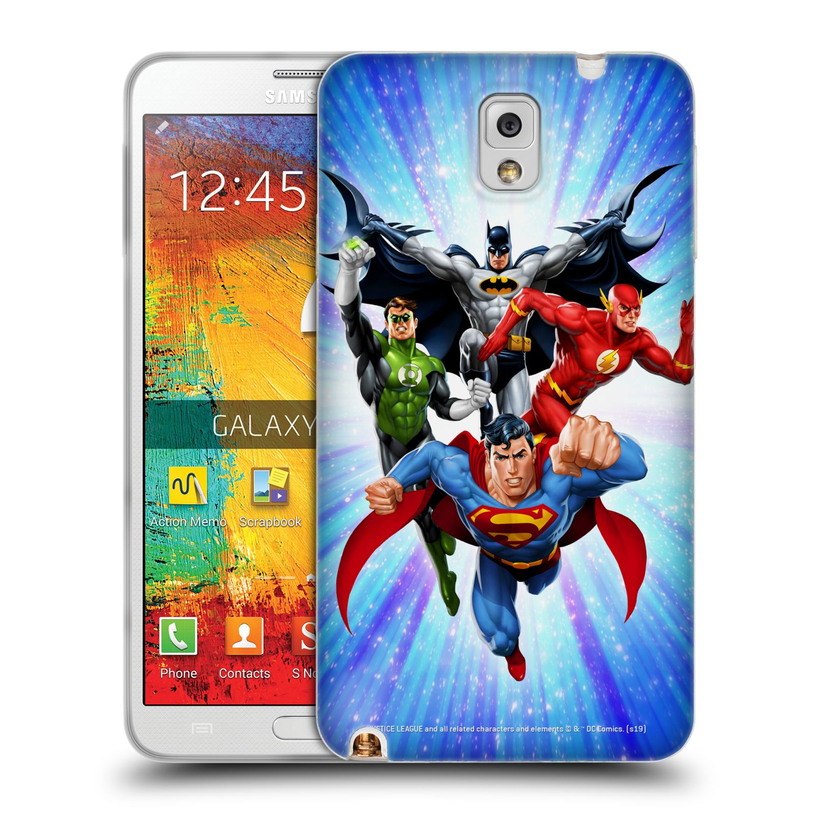 JUSTICE LEAGUE DC COMICS AIRBRUSHED SOFT GEL CASE FOR SAMSUNG PHONES 2 - Picture 8 of 10