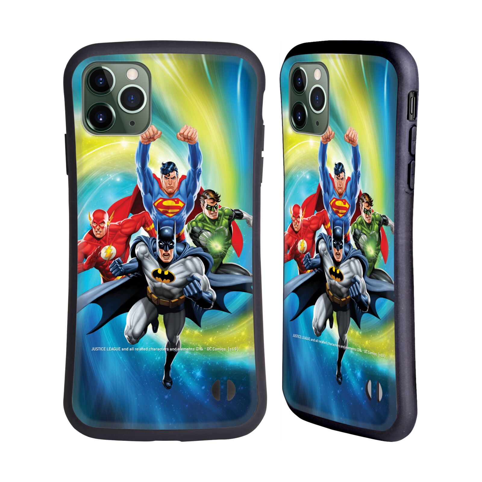 JUSTICE LEAGUE DC COMICS AIRBRUSHED HYBRID CASE FOR APPLE iPHONES PHONES - Picture 9 of 10