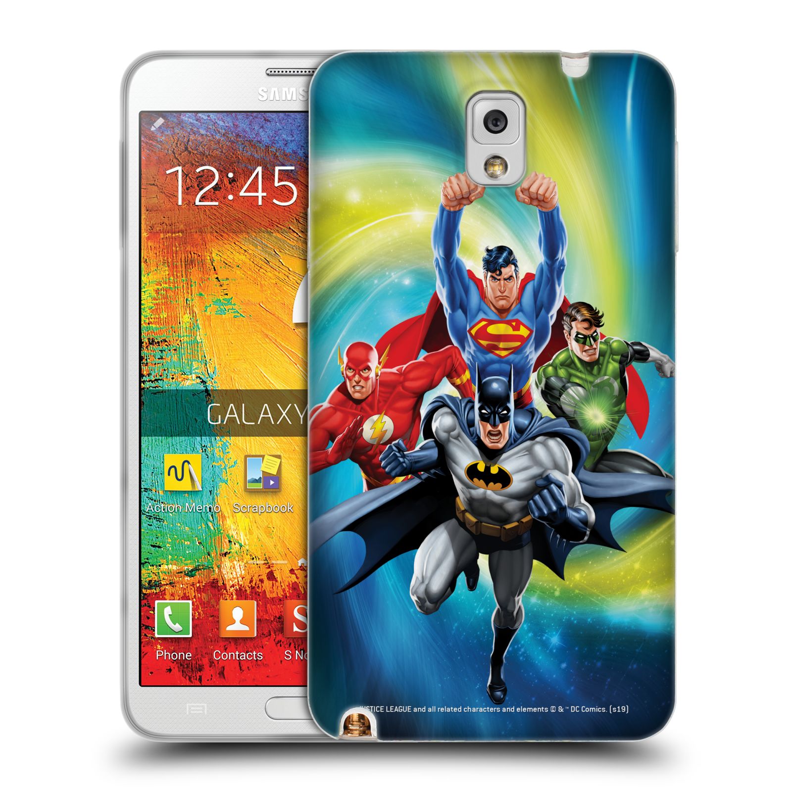 JUSTICE LEAGUE DC COMICS AIRBRUSHED SOFT GEL CASE FOR SAMSUNG PHONES 2 - Picture 9 of 10