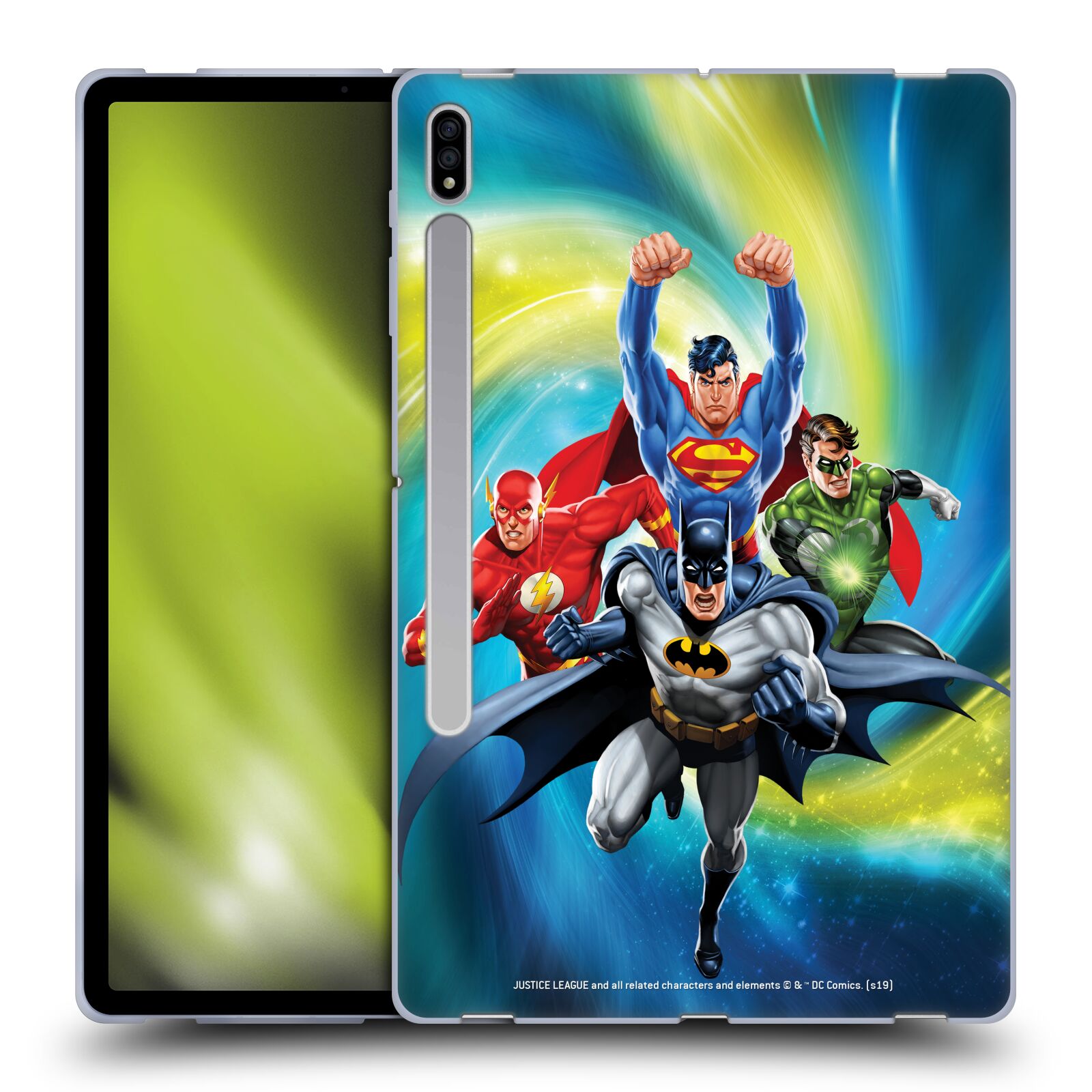 OFFICIAL JUSTICE LEAGUE DC COMICS AIRBRUSHED SOFT GEL CASE FOR SAMSUNG TABLETS 1 - Picture 9 of 10