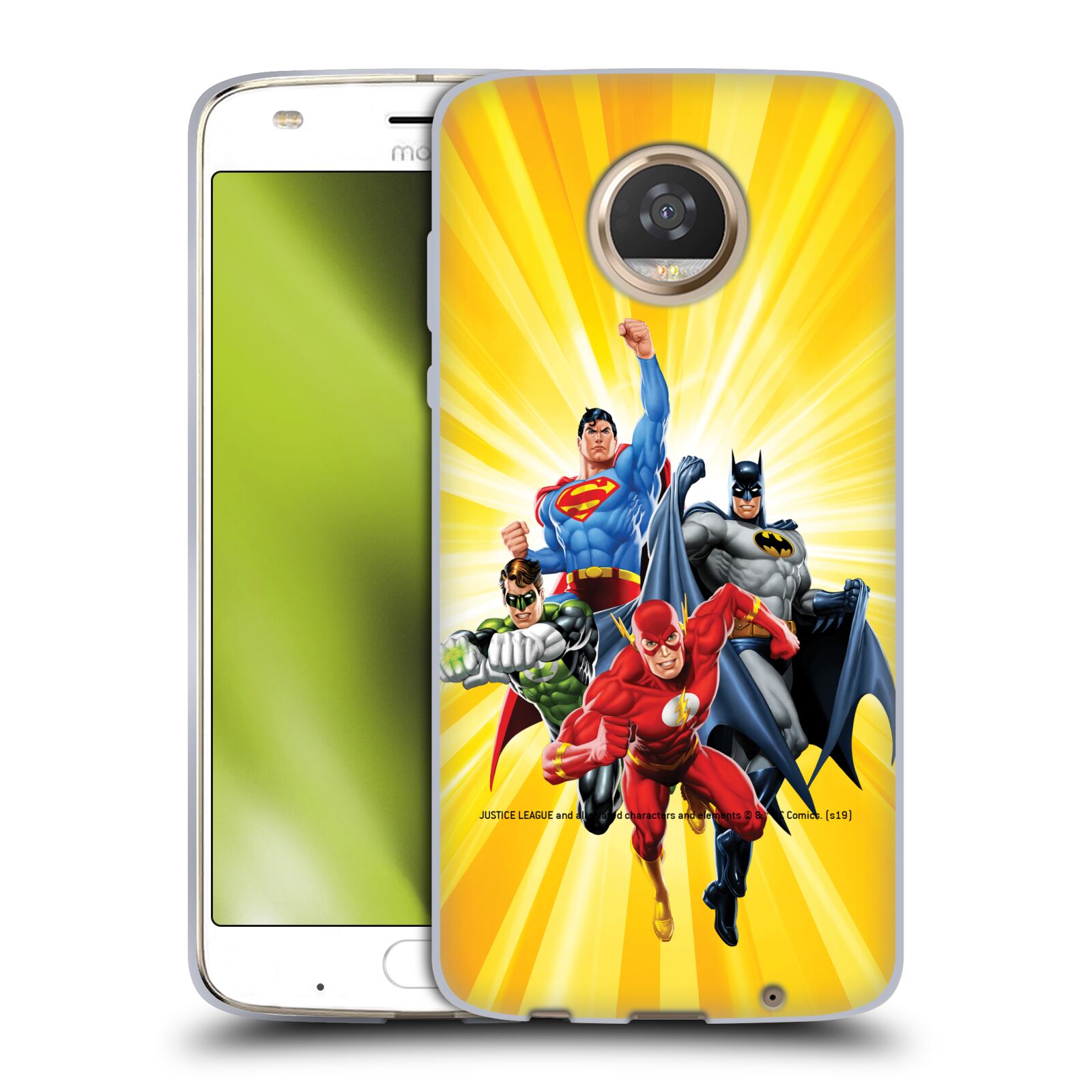 OFFICIAL JUSTICE LEAGUE DC COMICS AIRBRUSHED SOFT GEL CASE FOR MOTOROLA PHONES - Picture 10 of 10