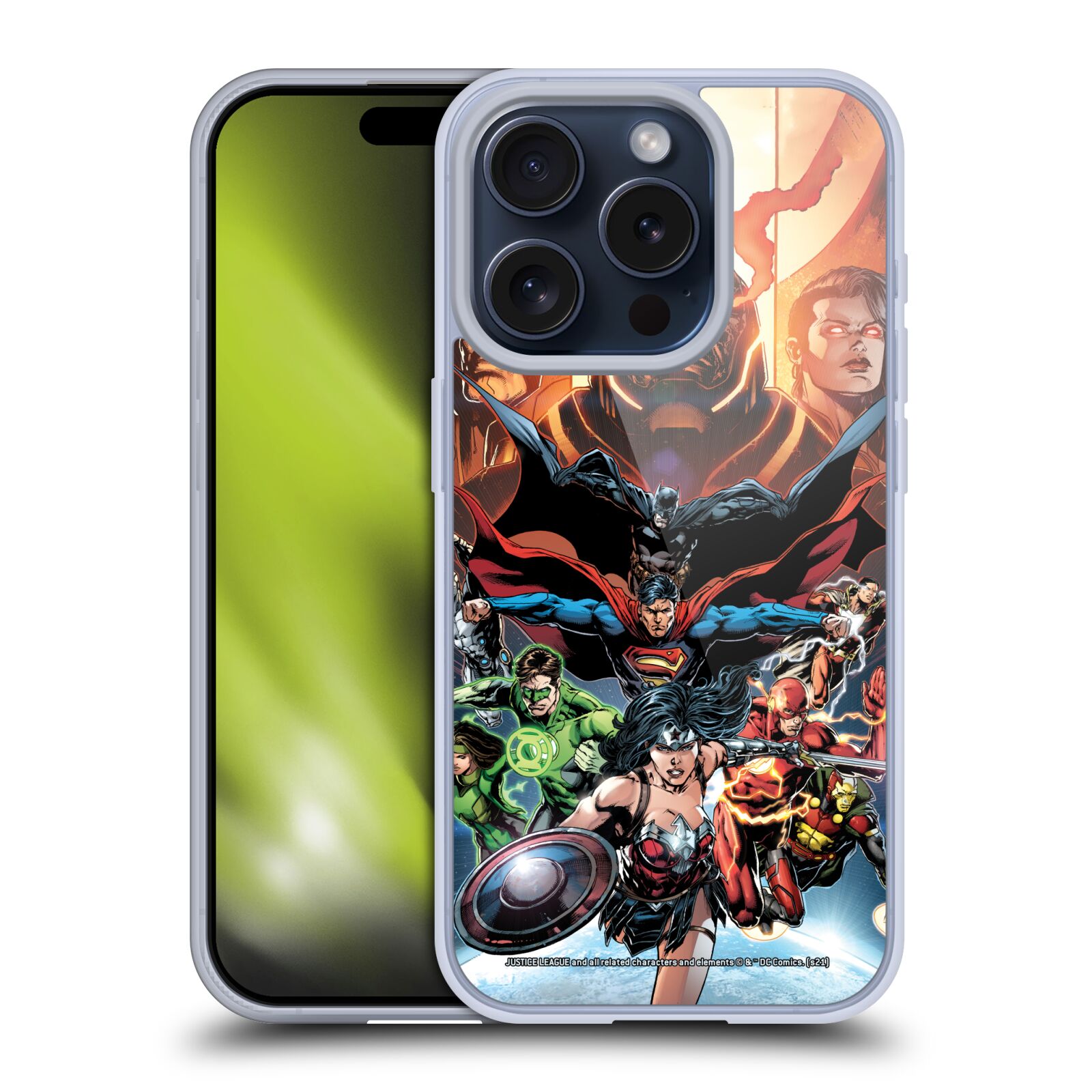 JUSTICE LEAGUE DC COMICS COMIC BOOK COVERS SOFT GEL CASE FOR APPLE iPHONE PHONES - Picture 8 of 14