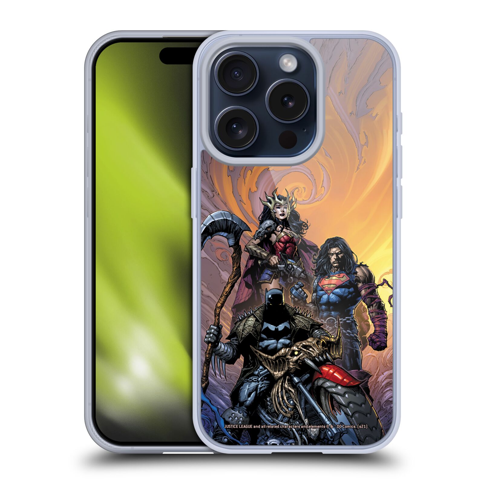 JUSTICE LEAGUE DC COMICS COMIC BOOK COVERS SOFT GEL CASE FOR APPLE iPHONE PHONES - Picture 10 of 14
