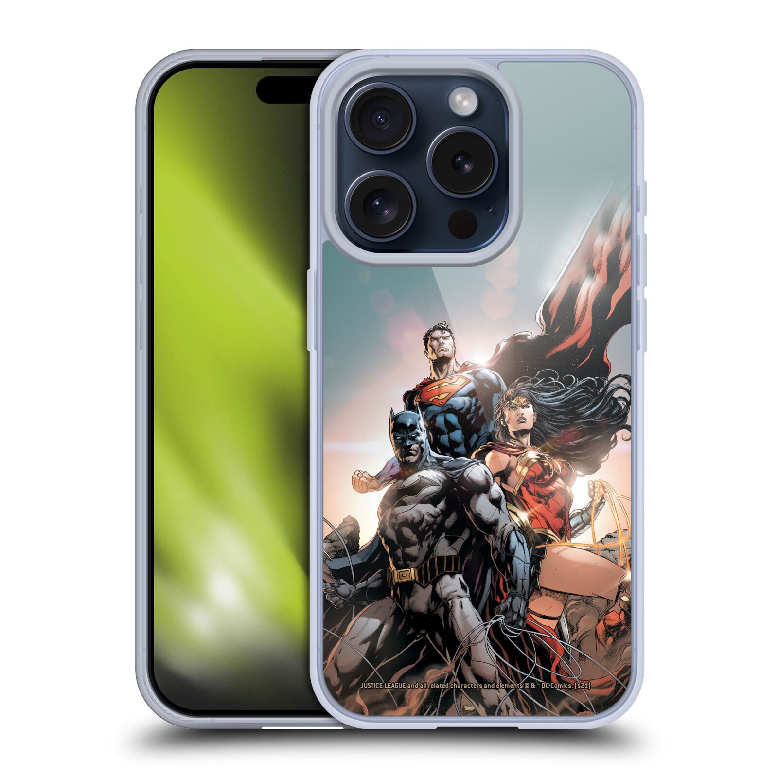 JUSTICE LEAGUE DC COMICS COMIC BOOK COVERS SOFT GEL CASE FOR APPLE iPHONE PHONES - Picture 14 of 14