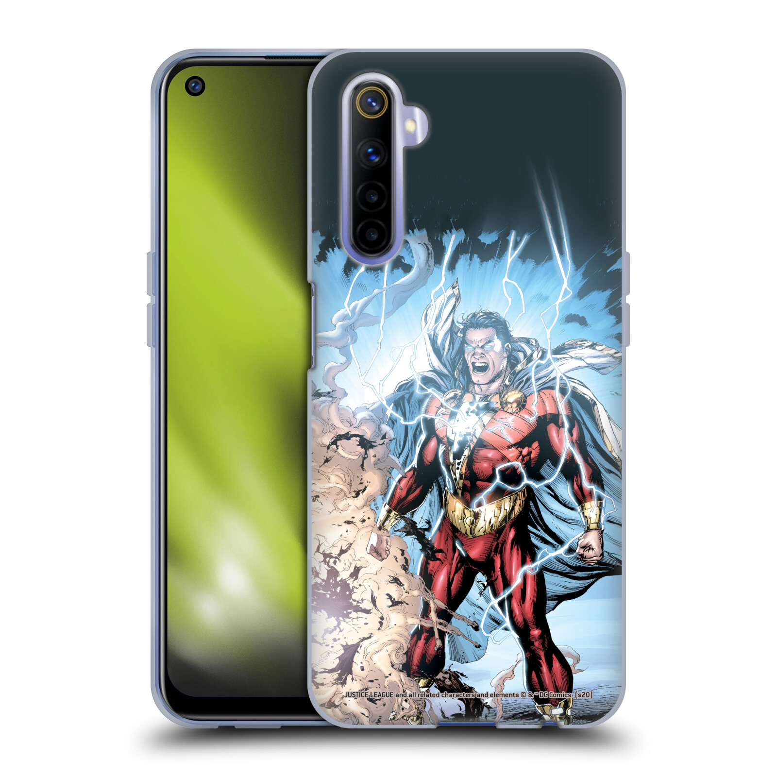 JUSTICE LEAGUE DC COMICS SHAZAM COMIC BOOK ART SOFT GEL CASE FOR REALME PHONES - Picture 11 of 11