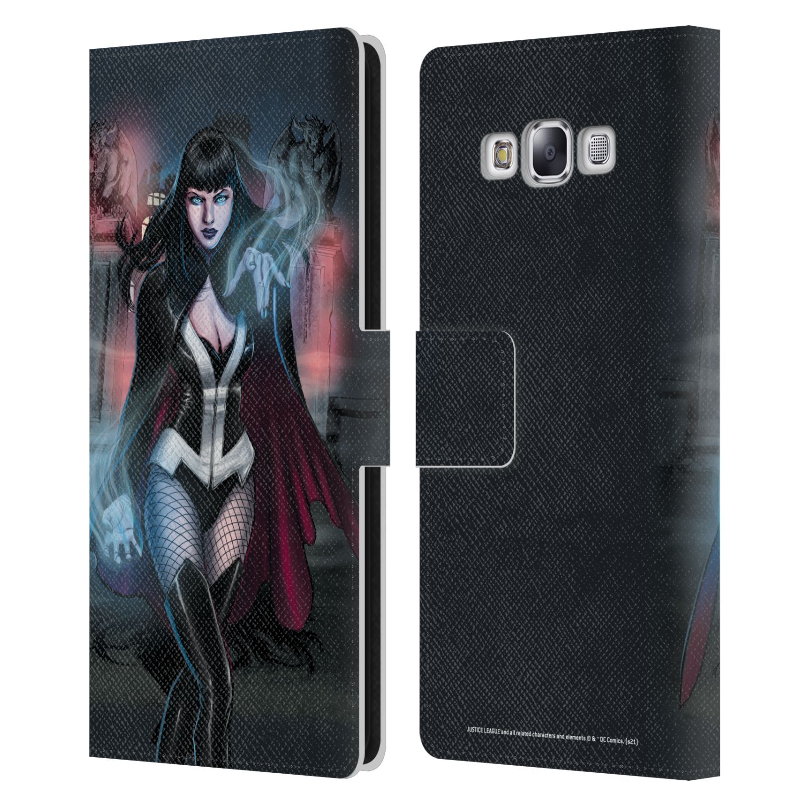JUSTICE LEAGUE DC COMICS DARK COMIC ART LEATHER BOOK CASE FOR SAMSUNG PHONES 3 - Picture 7 of 7