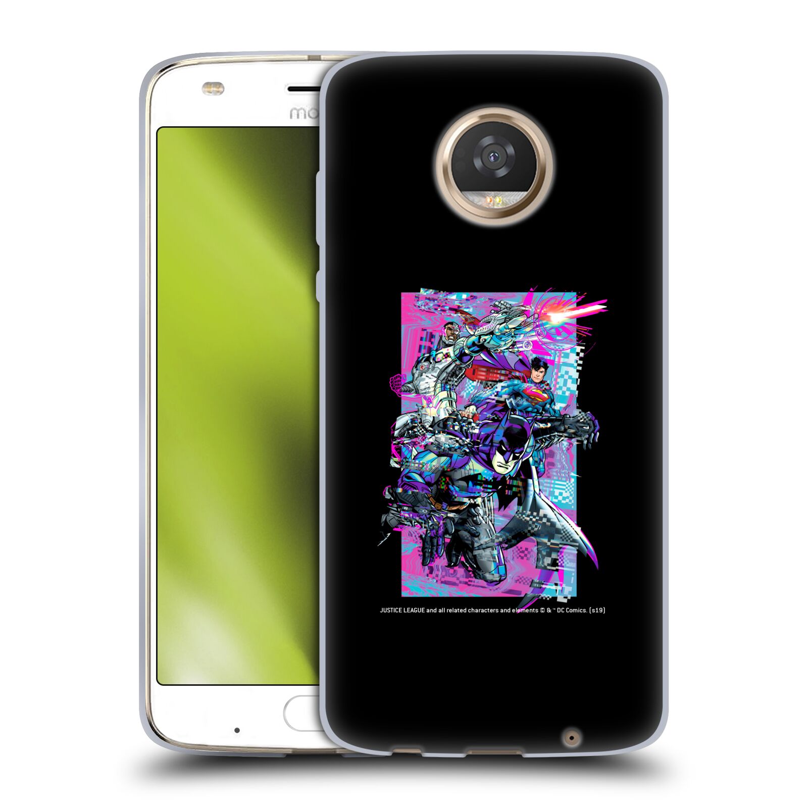 OFFICIAL JUSTICE LEAGUE DC COMICS ELECTRIC GRAPHICS GEL CASE FOR MOTOROLA PHONES - 第 8/10 張圖片