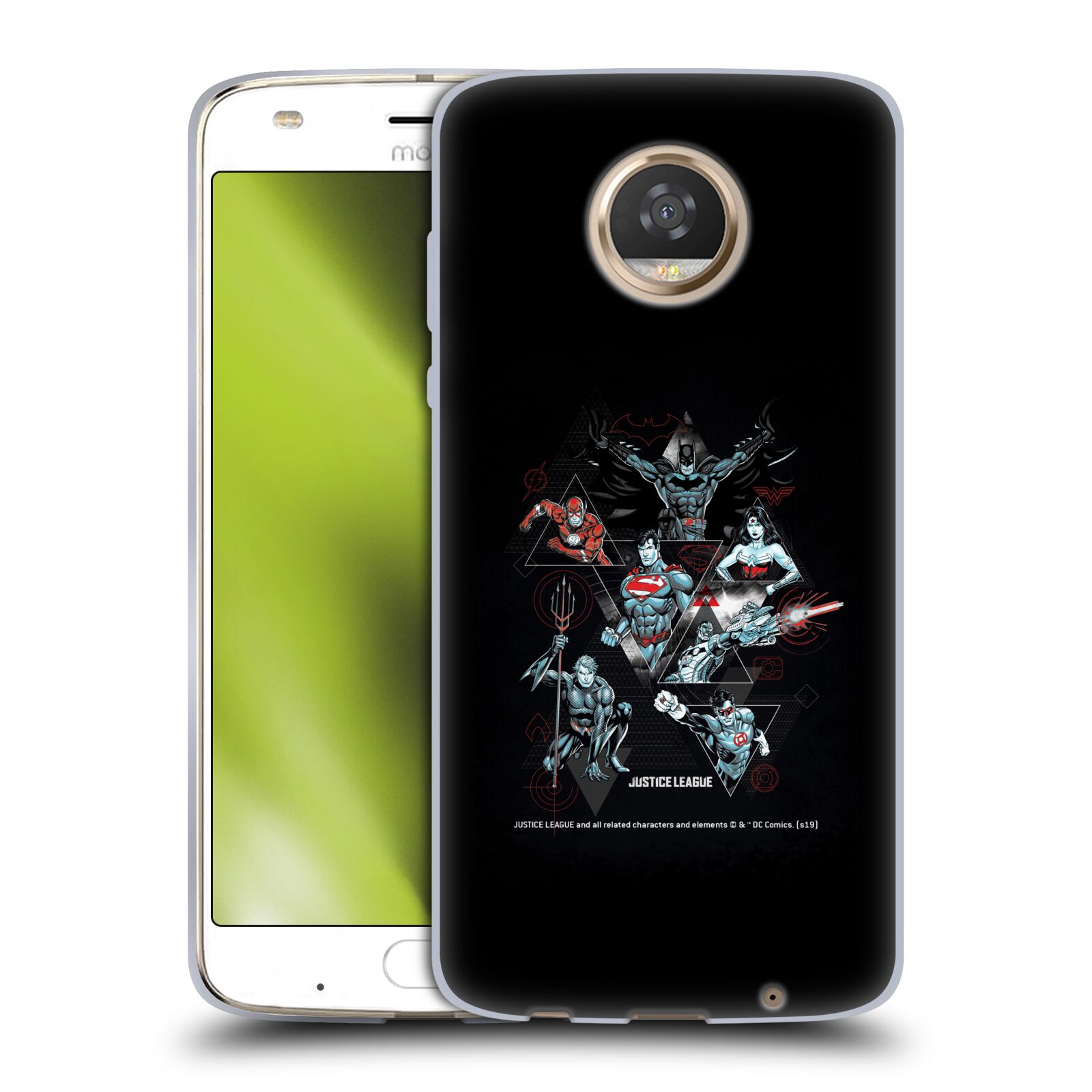 OFFICIAL JUSTICE LEAGUE DC COMICS ELECTRIC GRAPHICS GEL CASE FOR MOTOROLA PHONES - 第 10/10 張圖片