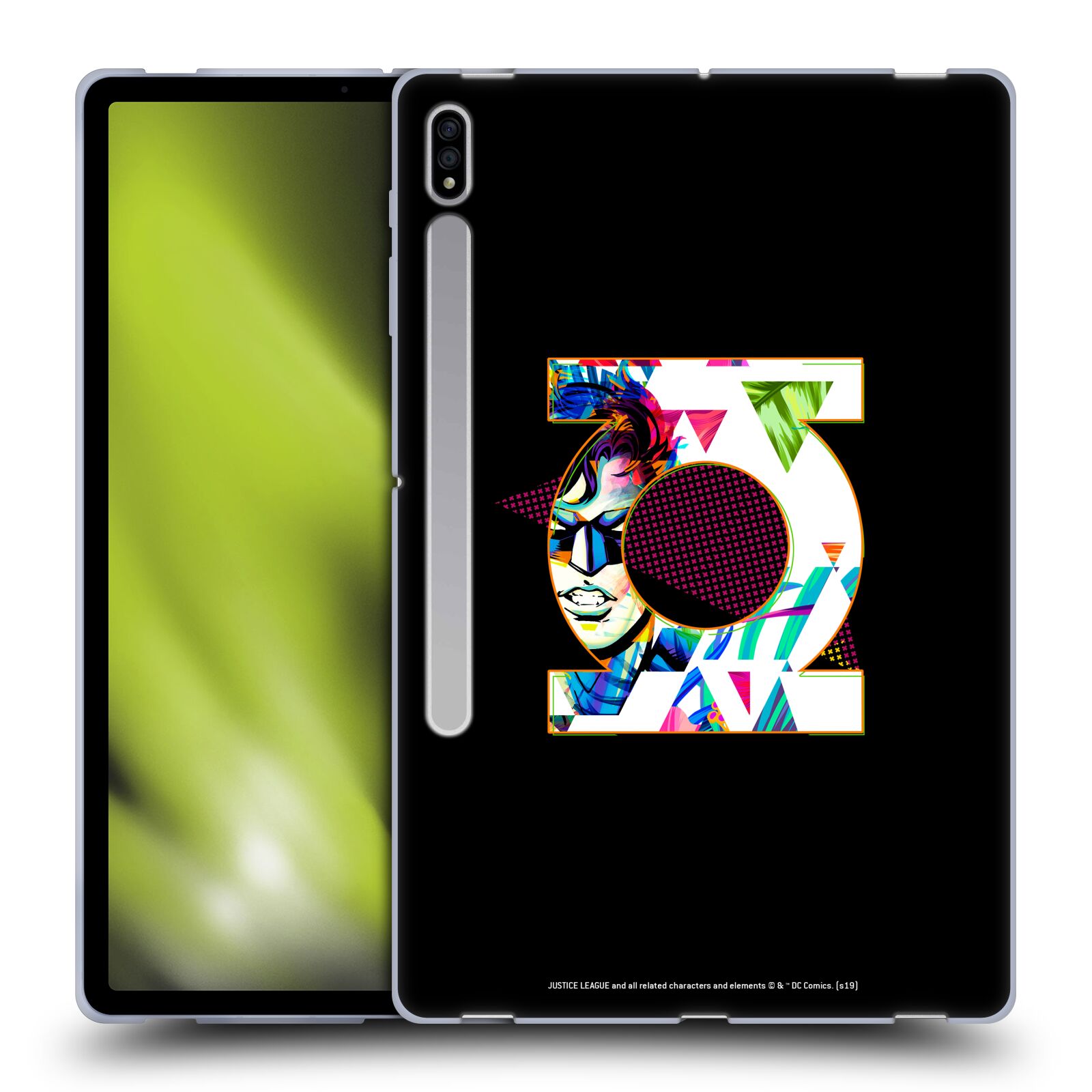 JUSTICE LEAGUE DC COMICS DARK ELECTRIC POP ICONS GEL CASE FOR SAMSUNG TABLETS 1 - Picture 11 of 15