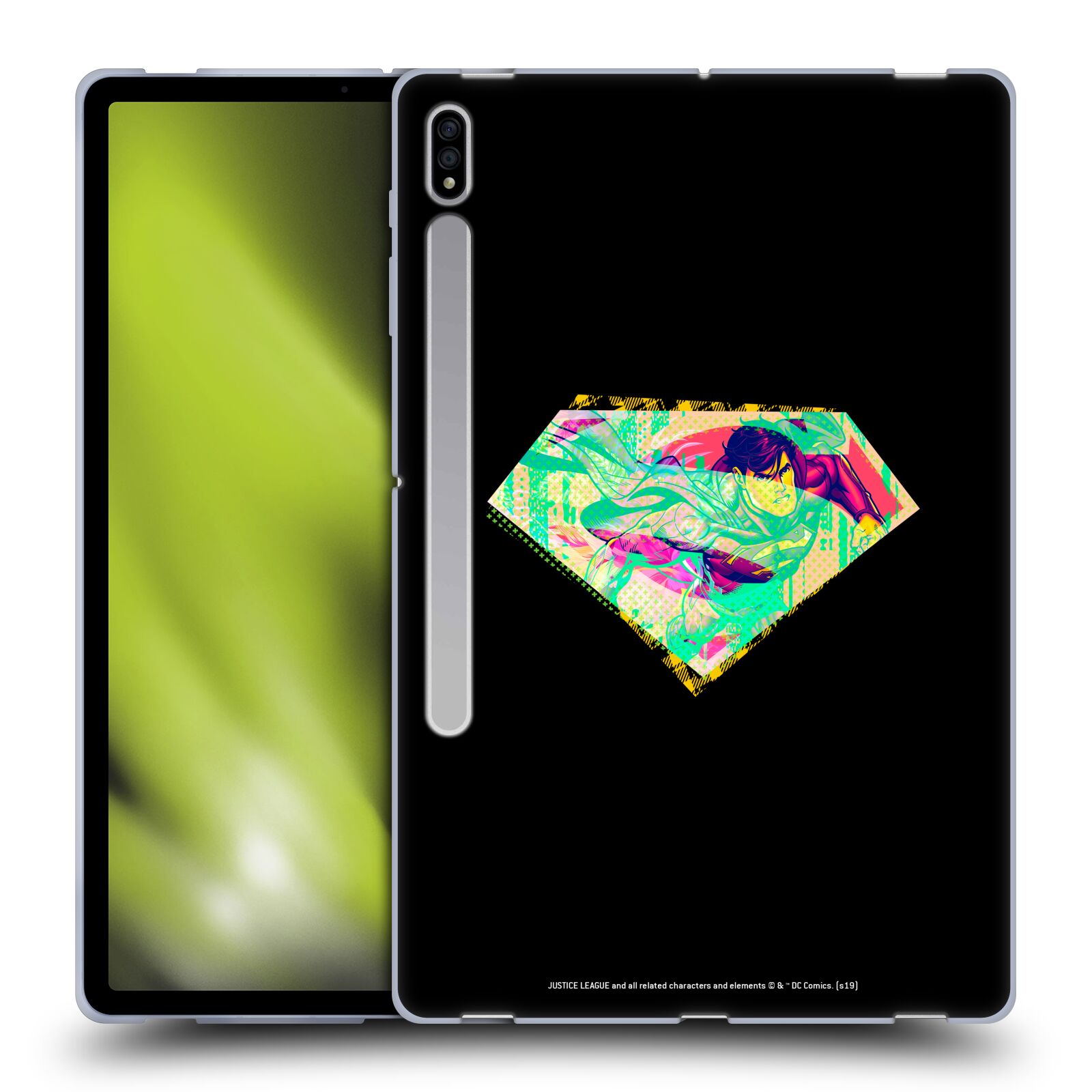 JUSTICE LEAGUE DC COMICS DARK ELECTRIC POP ICONS GEL CASE FOR SAMSUNG TABLETS 1 - Picture 13 of 15