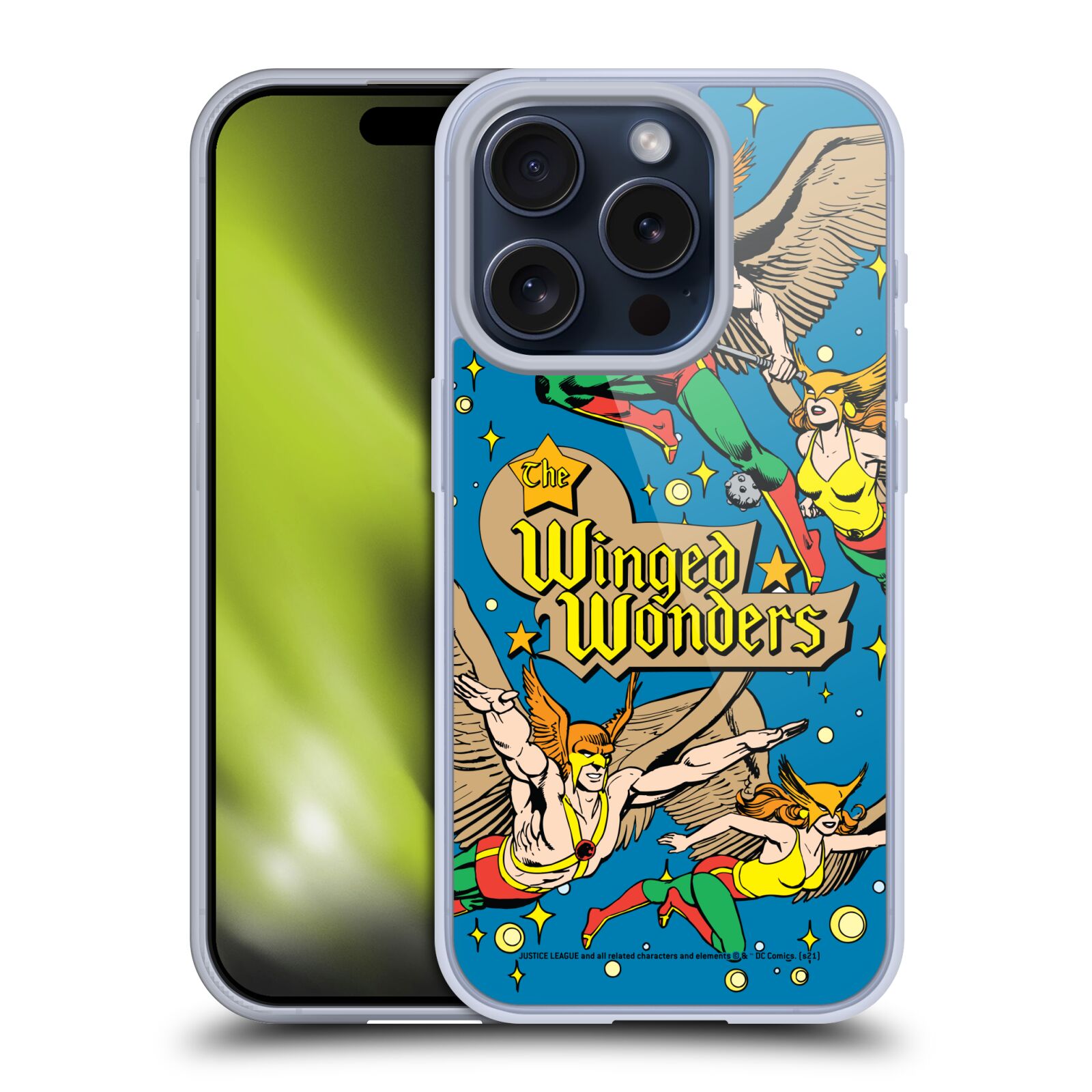JUSTICE LEAGUE DC COMICS HAWKMAN COMIC ART SOFT GEL CASE FOR APPLE iPHONE PHONES - Picture 11 of 11